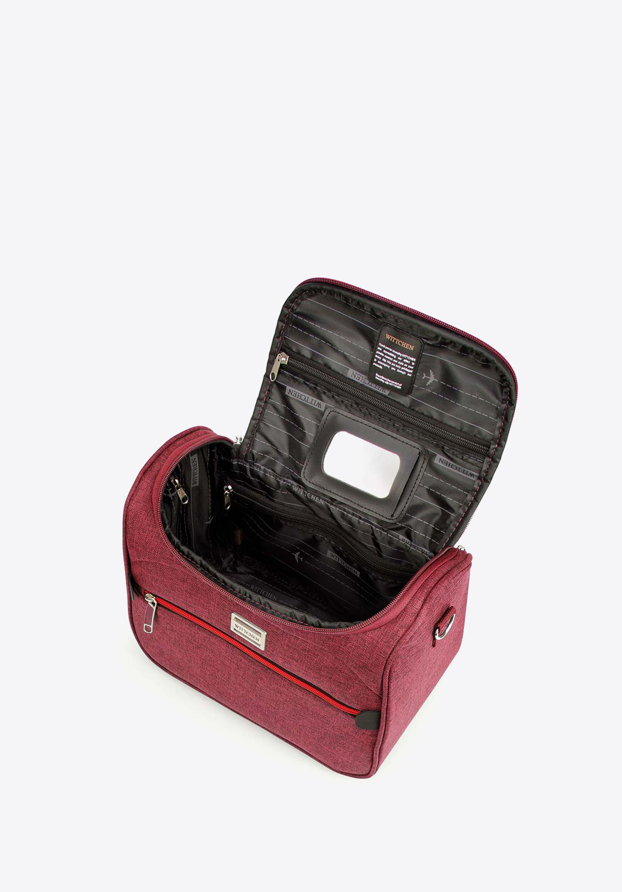 Kosmetyczka z kolorowym suwakiem