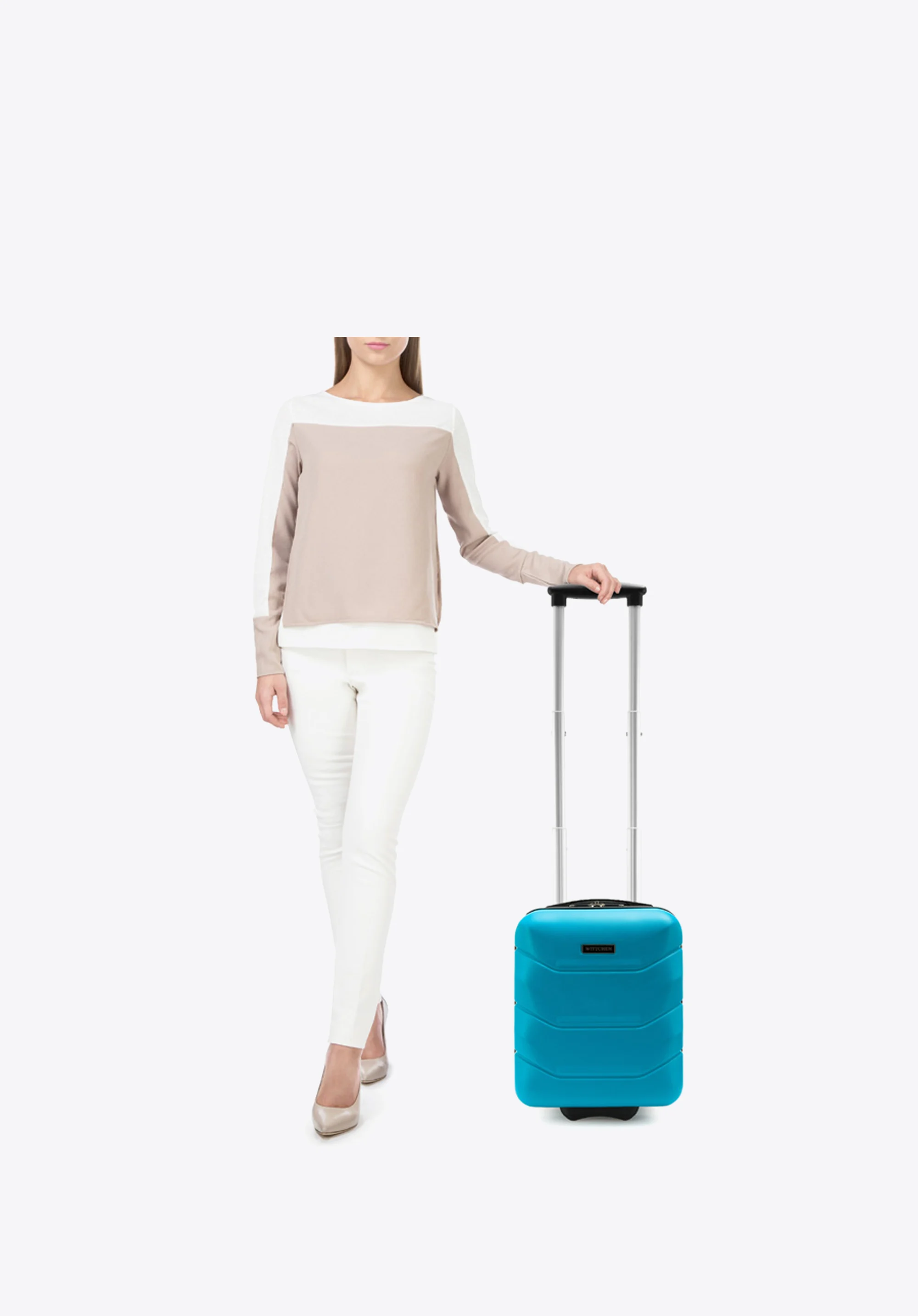 Walizka kabinowa z ABS-u ze żłobieniami