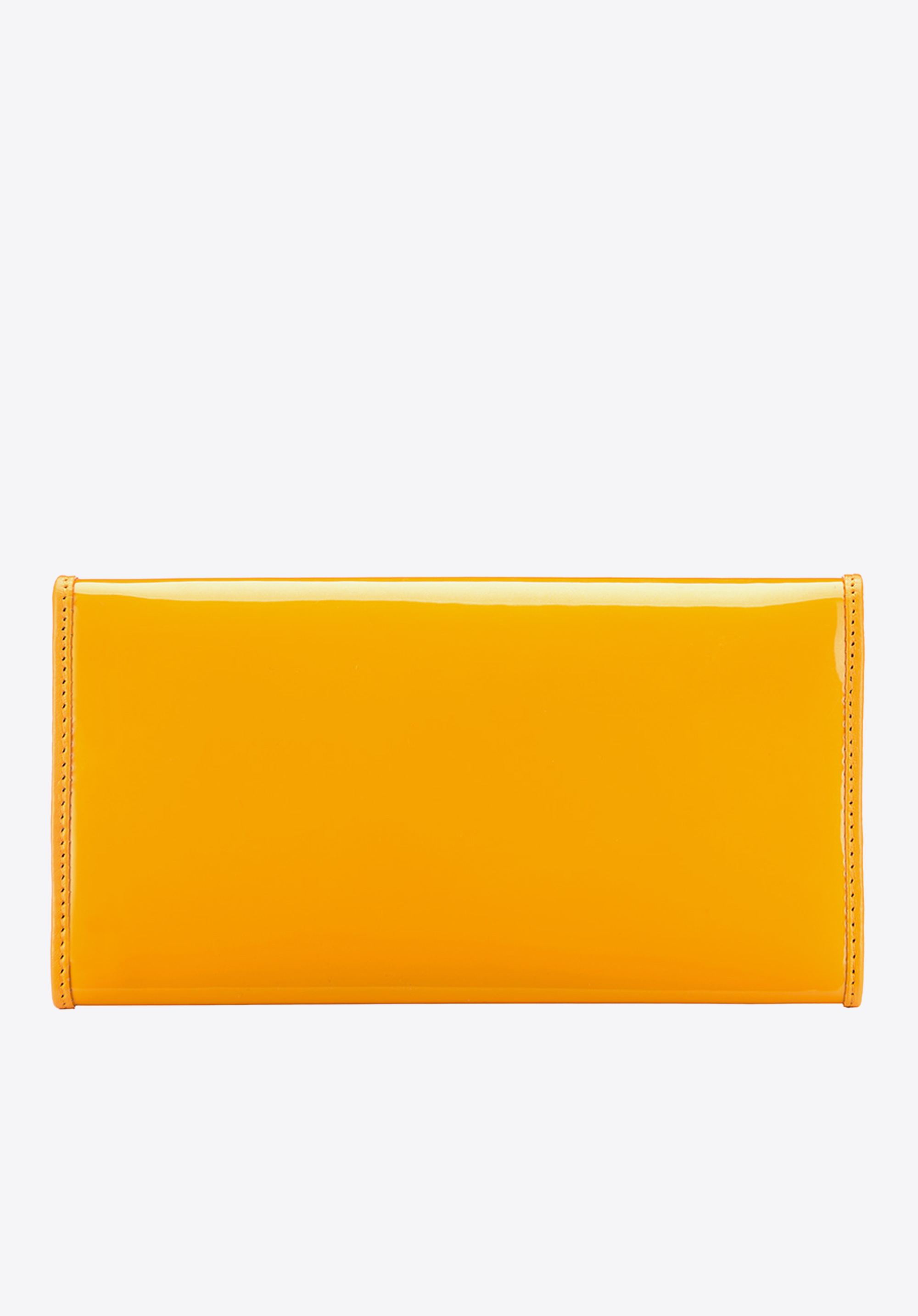 Damski portfel ze skóry lakierowany duży