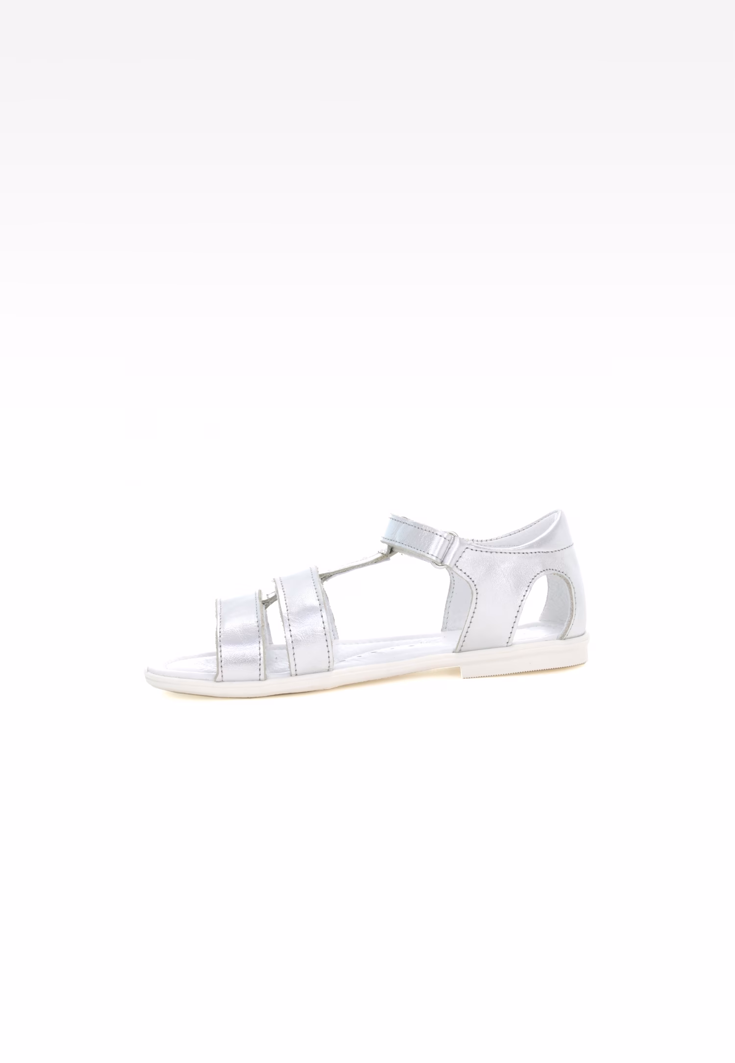 Sandały BARTEK W-56016/SIE, dla dziewcząt, srebrny