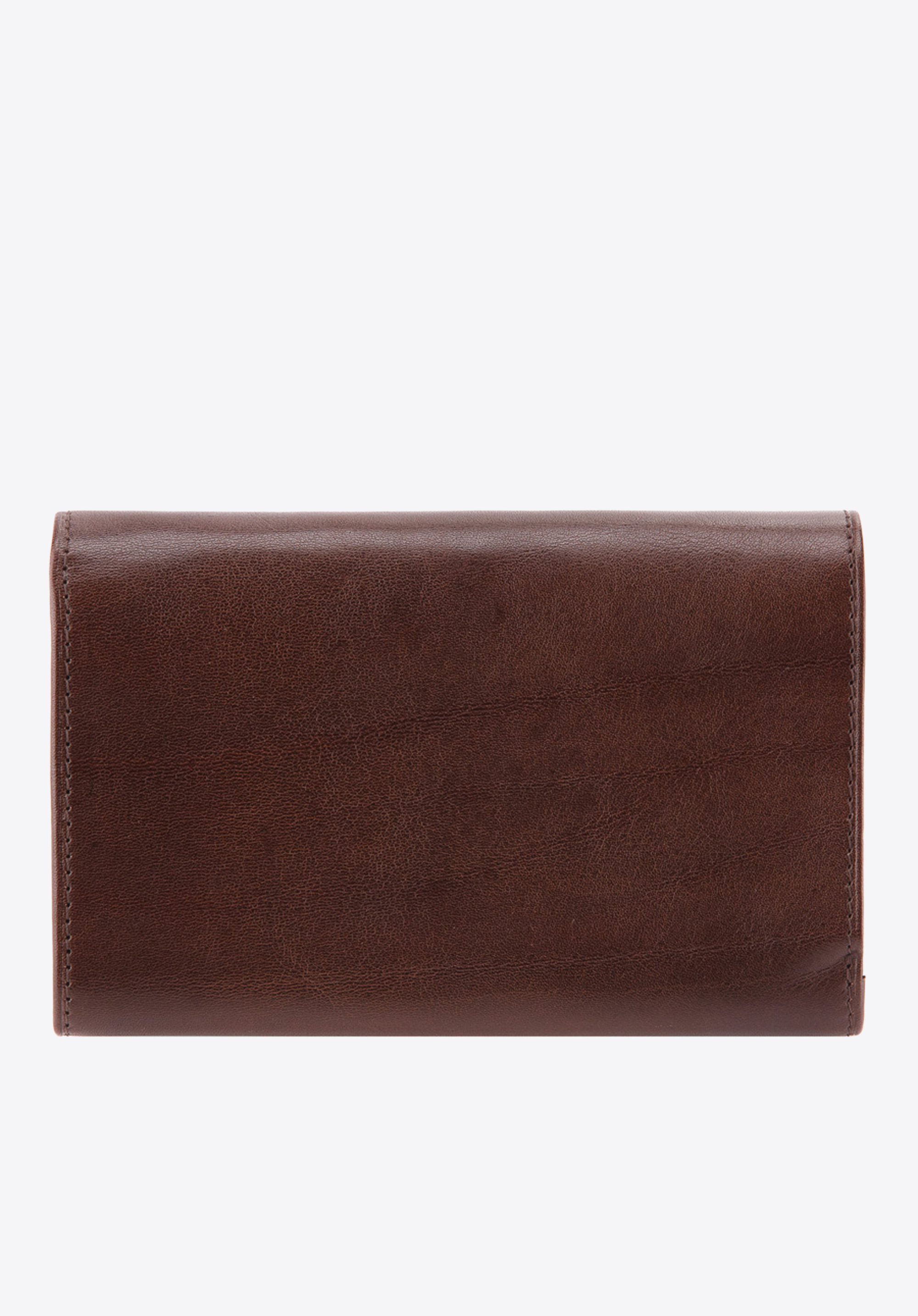 Damski portfel skórzany z herbem średni