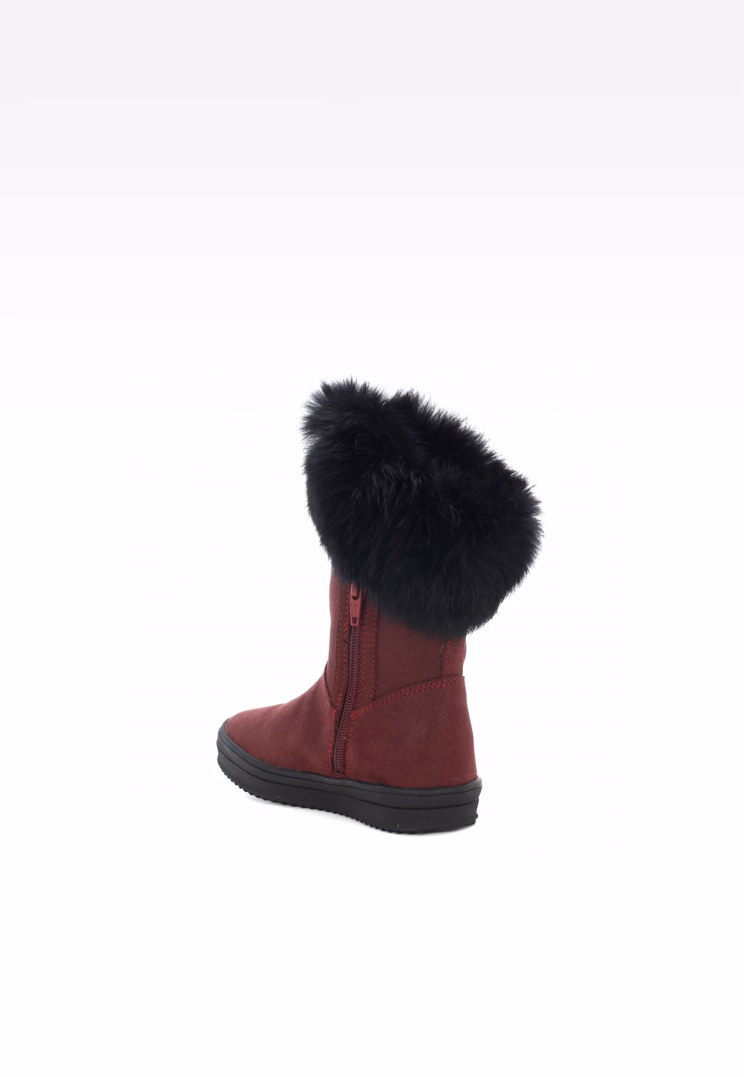 Botki ocieplane BARTEK W-44399W/BOA, dla dziewcząt, bordowy