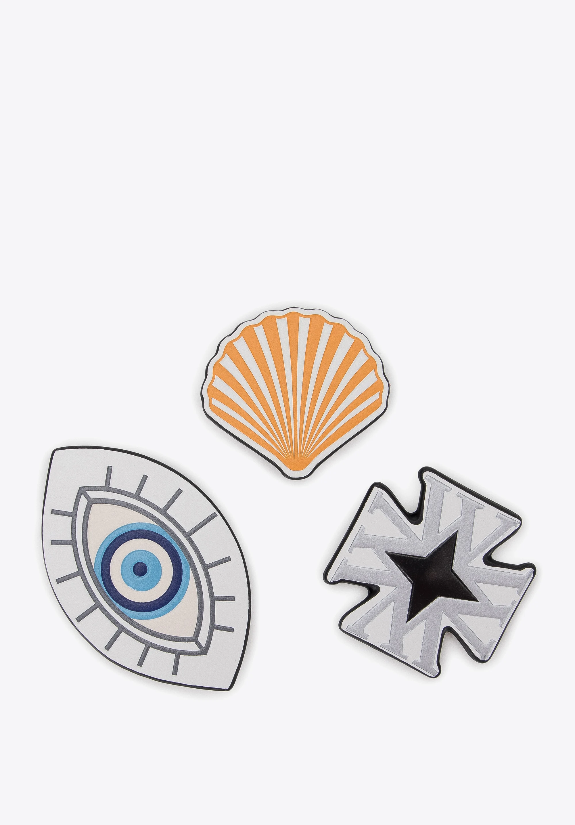 Zestaw przypinek skórzanych – 3 sztuki