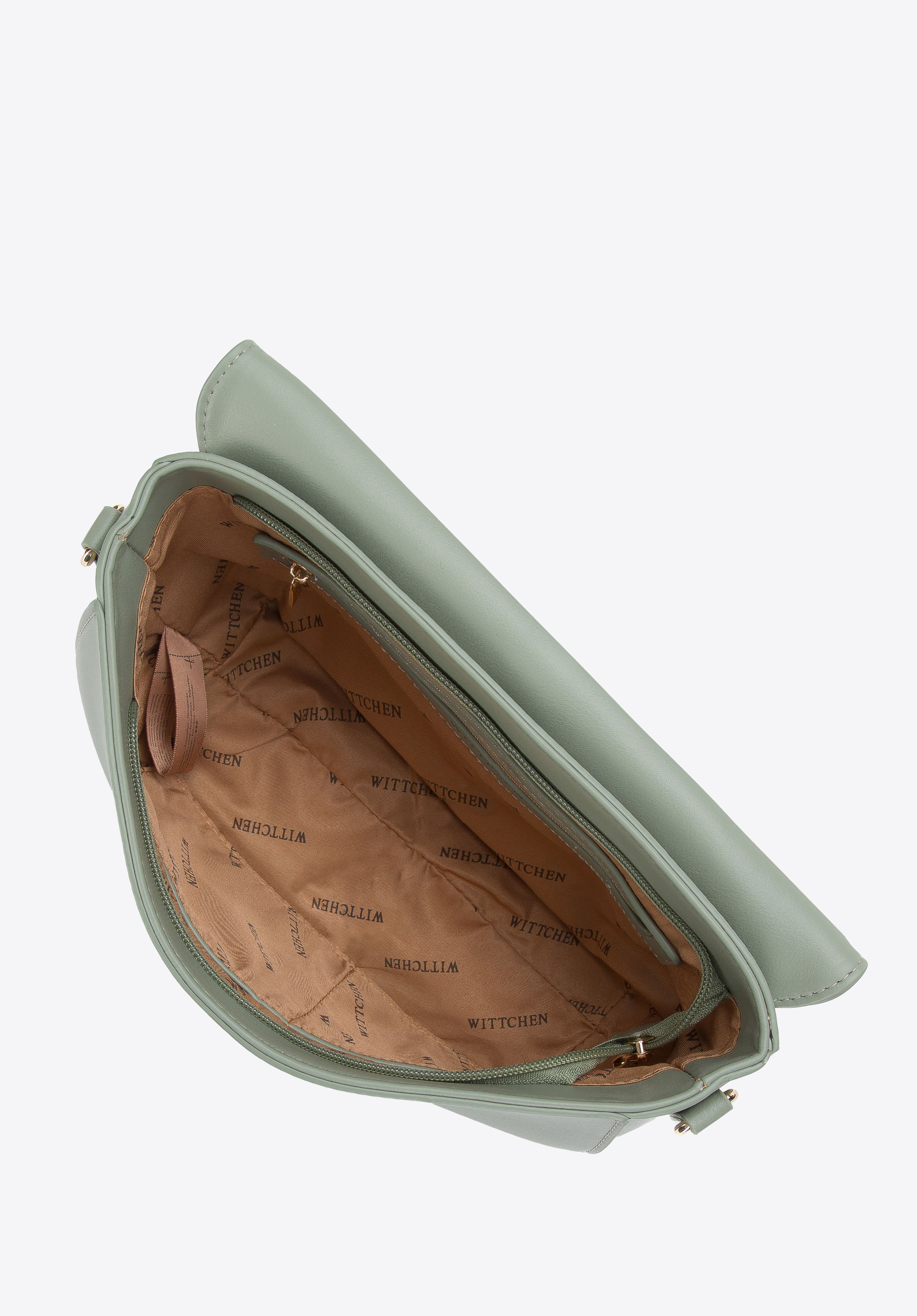 Torebka półksiężyc z plecionką