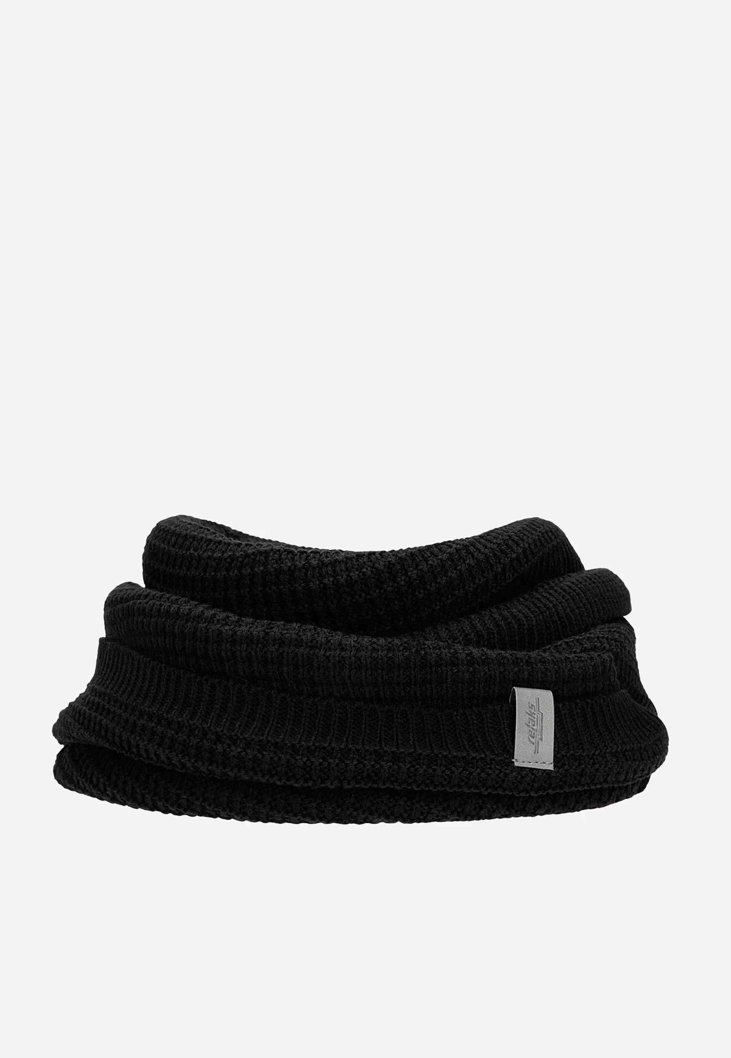 Popielaty komplet RELAKS czapka + komin