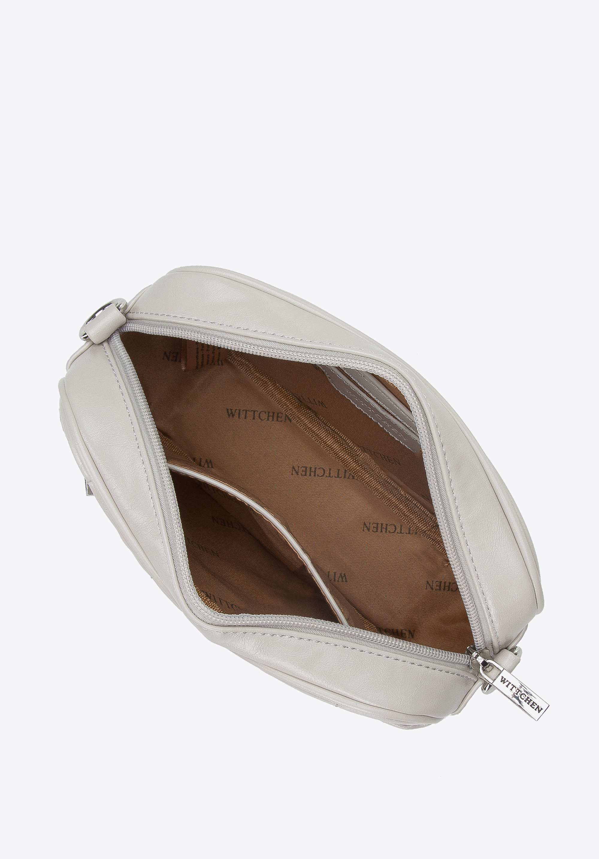 Damska listonoszka z ekoskóry pikowana w kwadraty