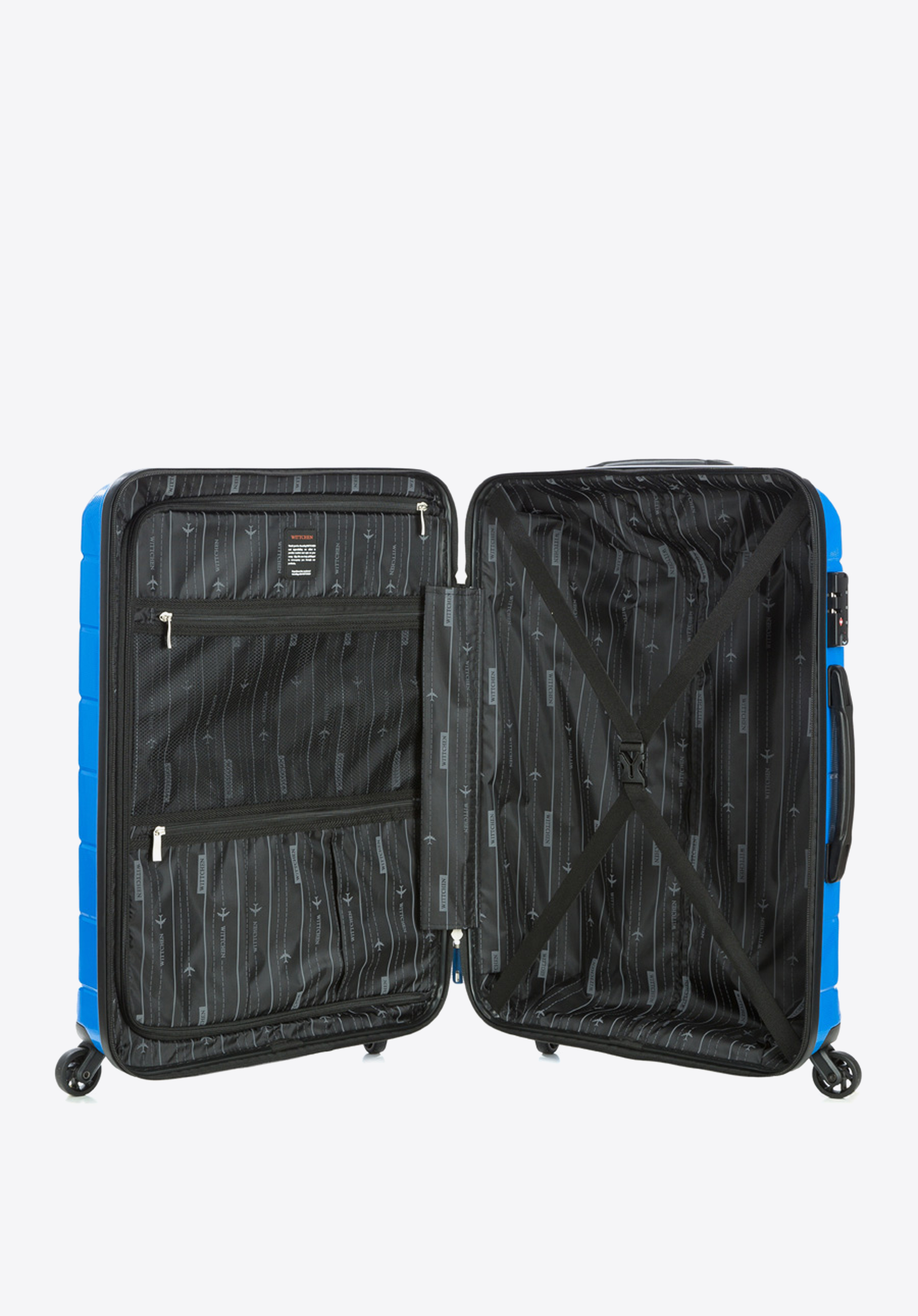 Walizka kabinowa z polipropylenu żłobiona