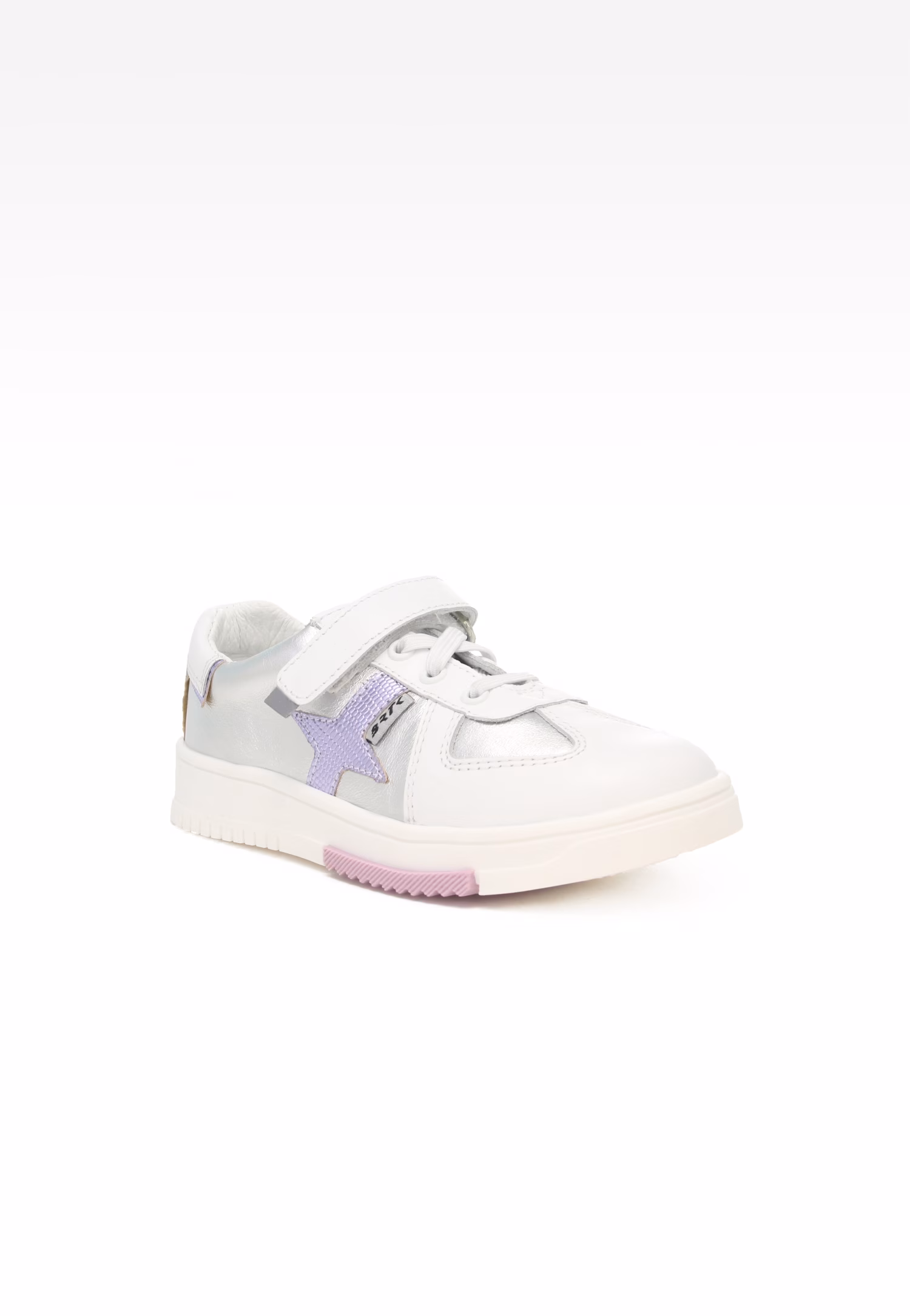 Półbuty BARTEK 15326009, dla dziewcząt, srebrno-biały