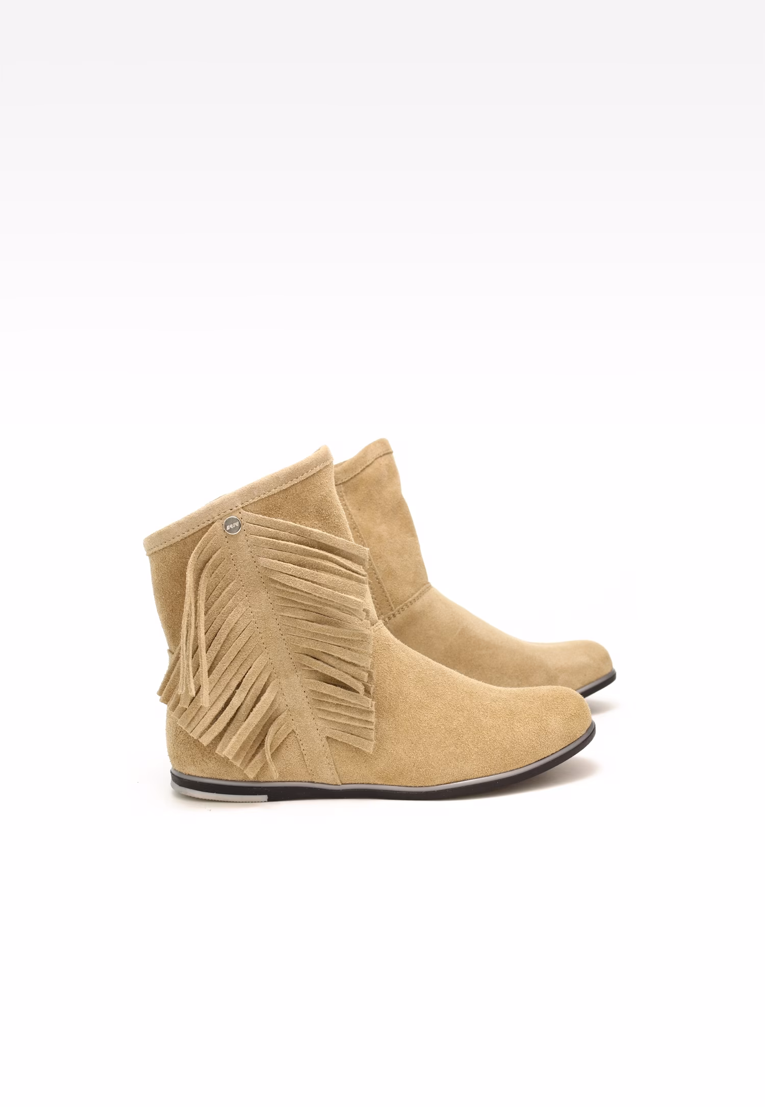 Botki BARTEK 17233019, dla dziewcząt, beżowy