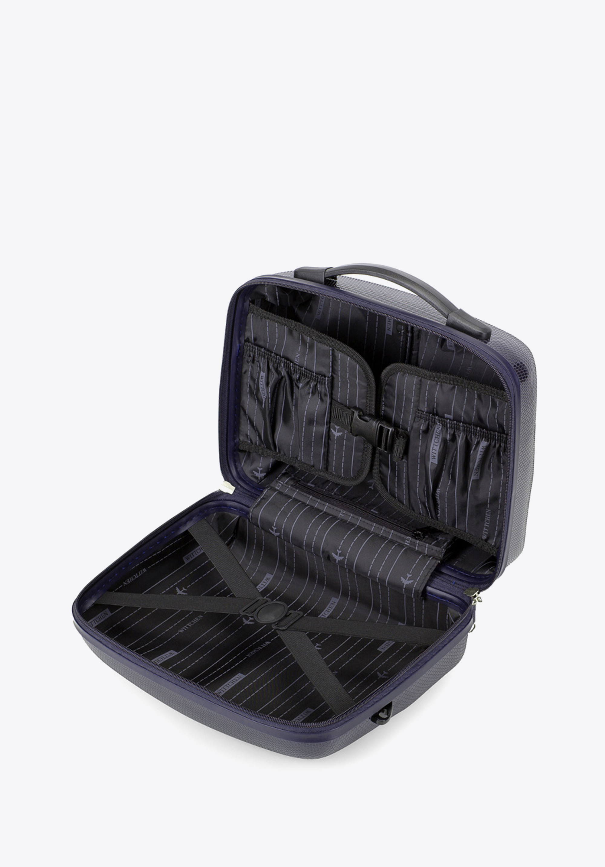 Kosmetyczka podróżna z polikarbonu jednokolorowa