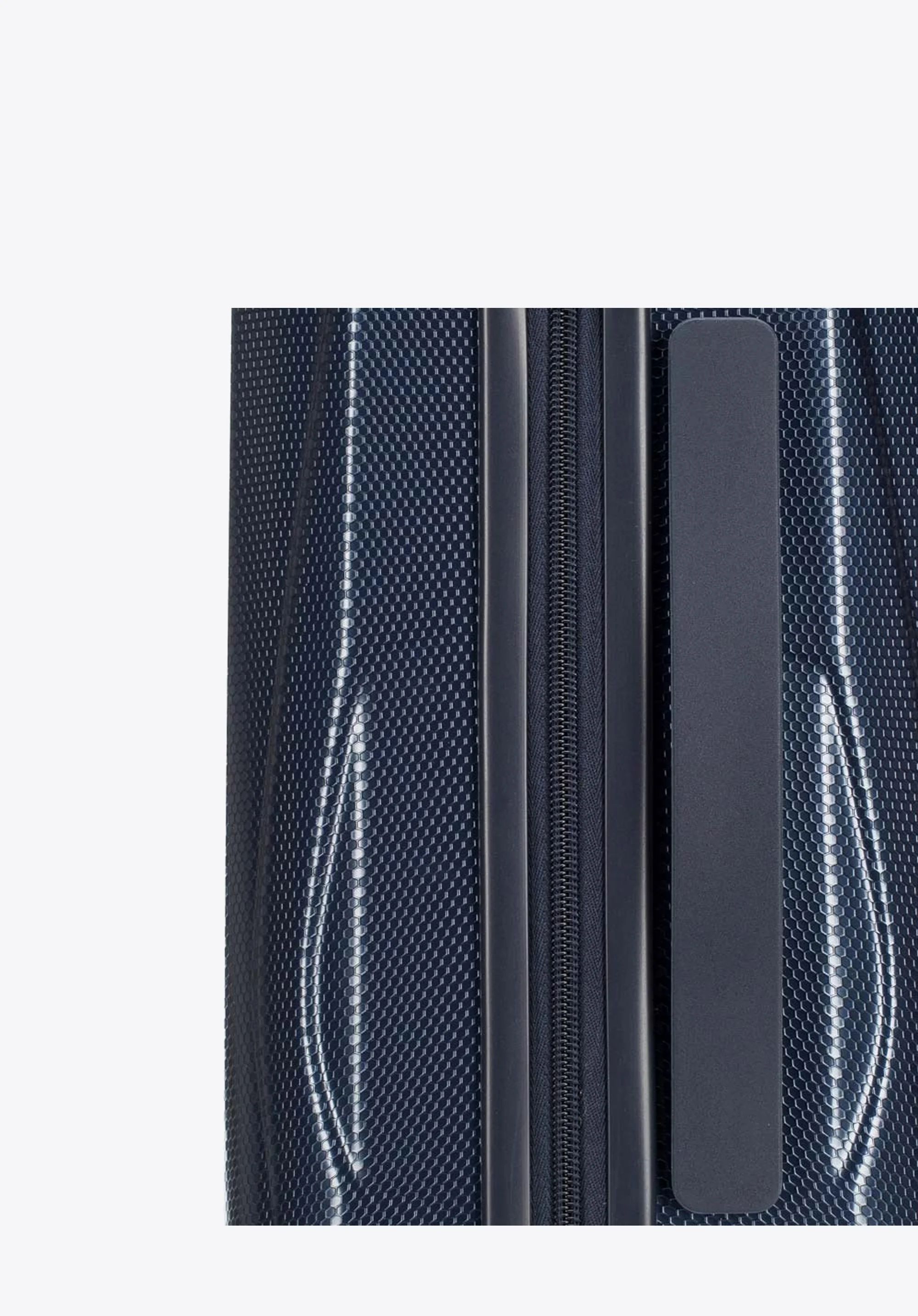 Walizka kabinowa z polikarbonu geometryczna