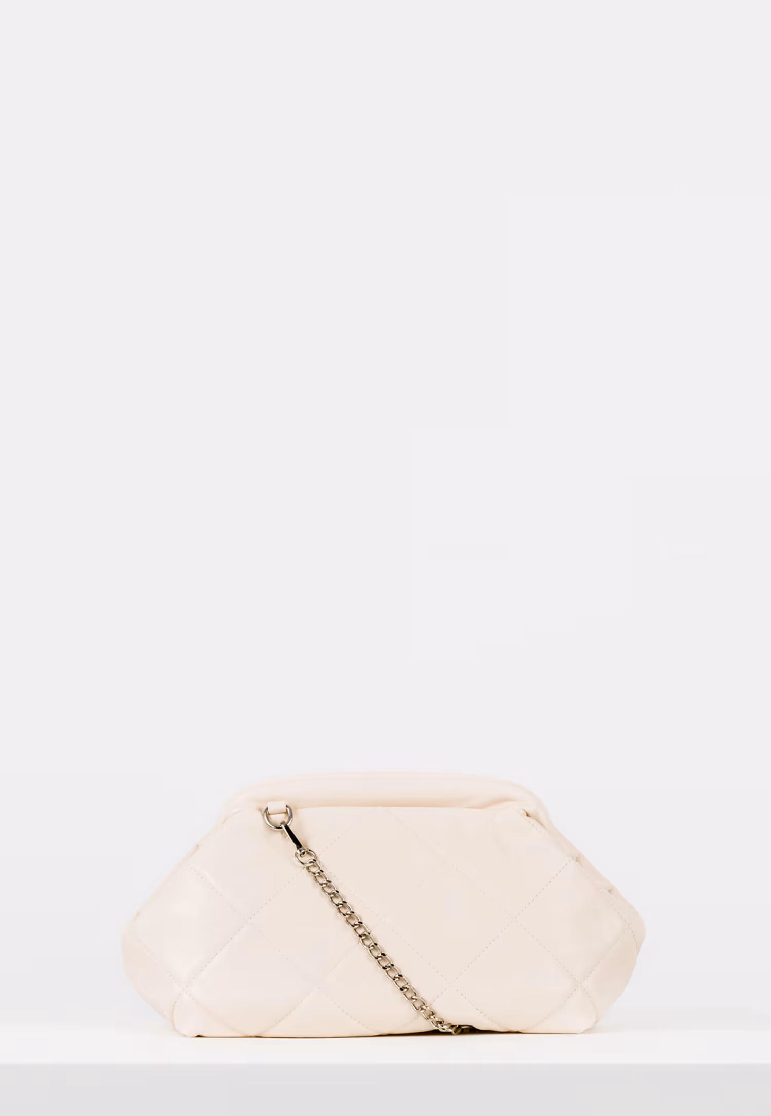 WJS mała torebka damska w kolorze jasnego beżu