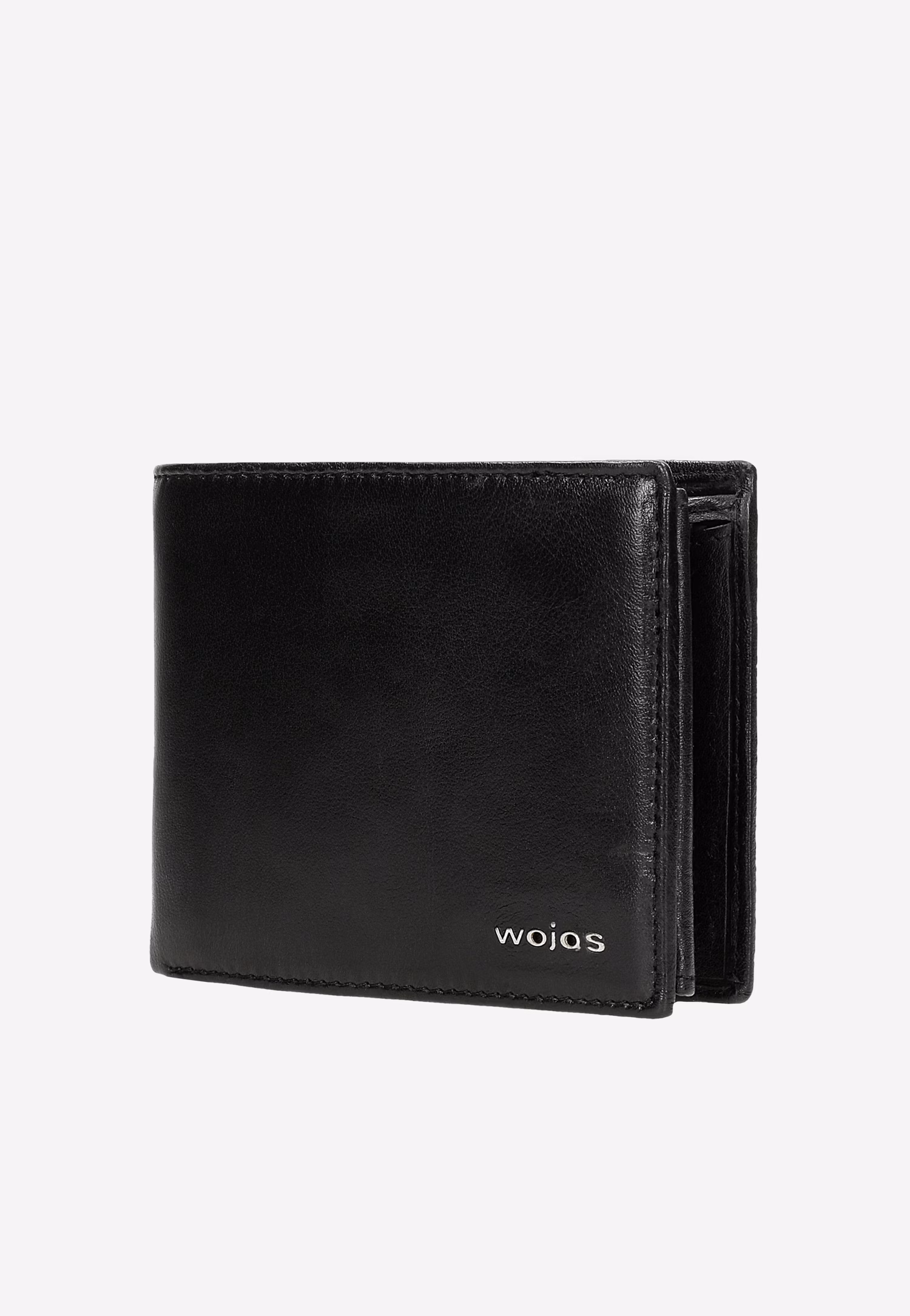 Brązowy skórzany portfel męski z ochroną antykradzieżową RFID