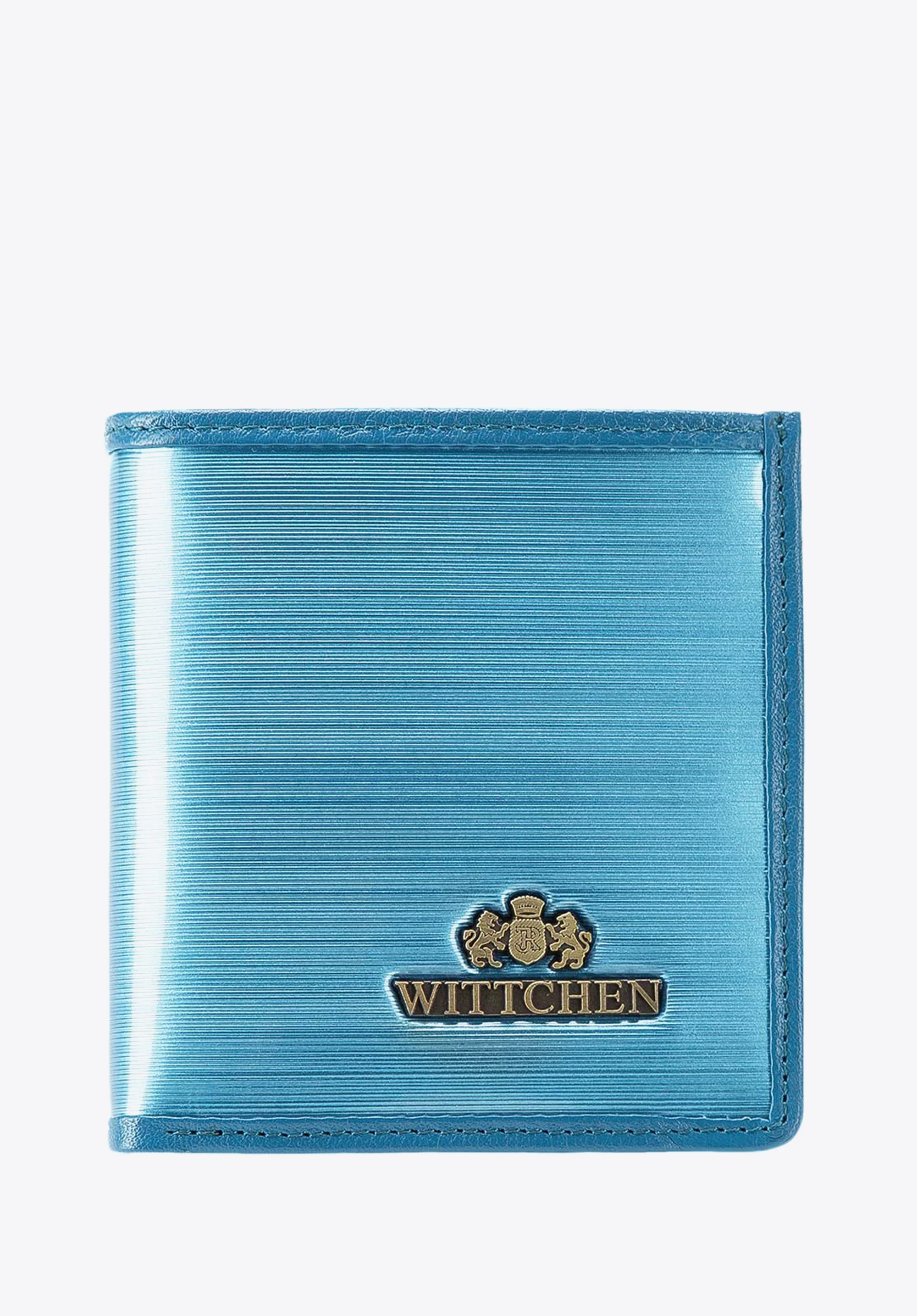 Damski portfel ze skóry lakierowany mały