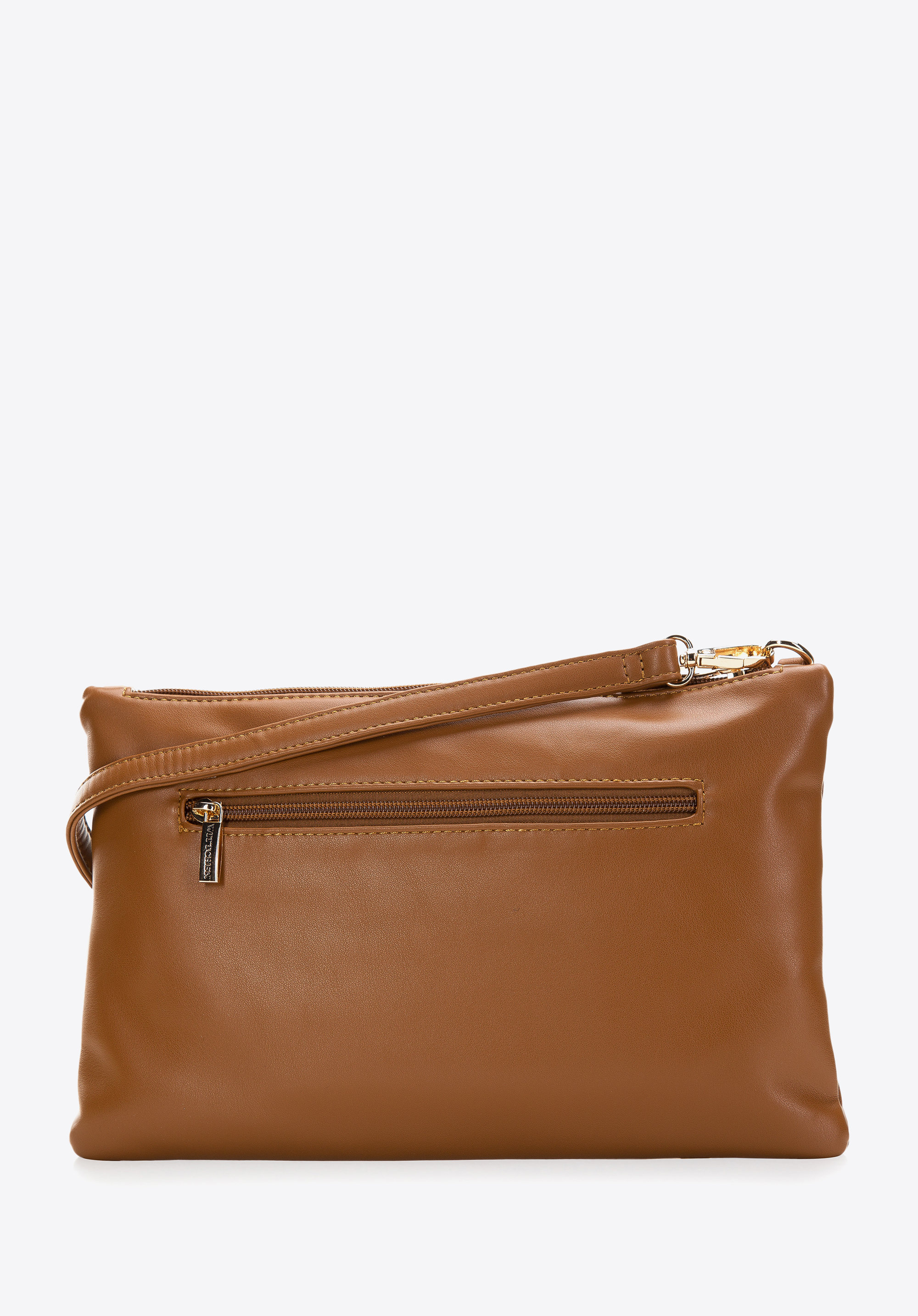 Damska listonoszka z pikowanej ekoskóry w ozdobny wzór cienka