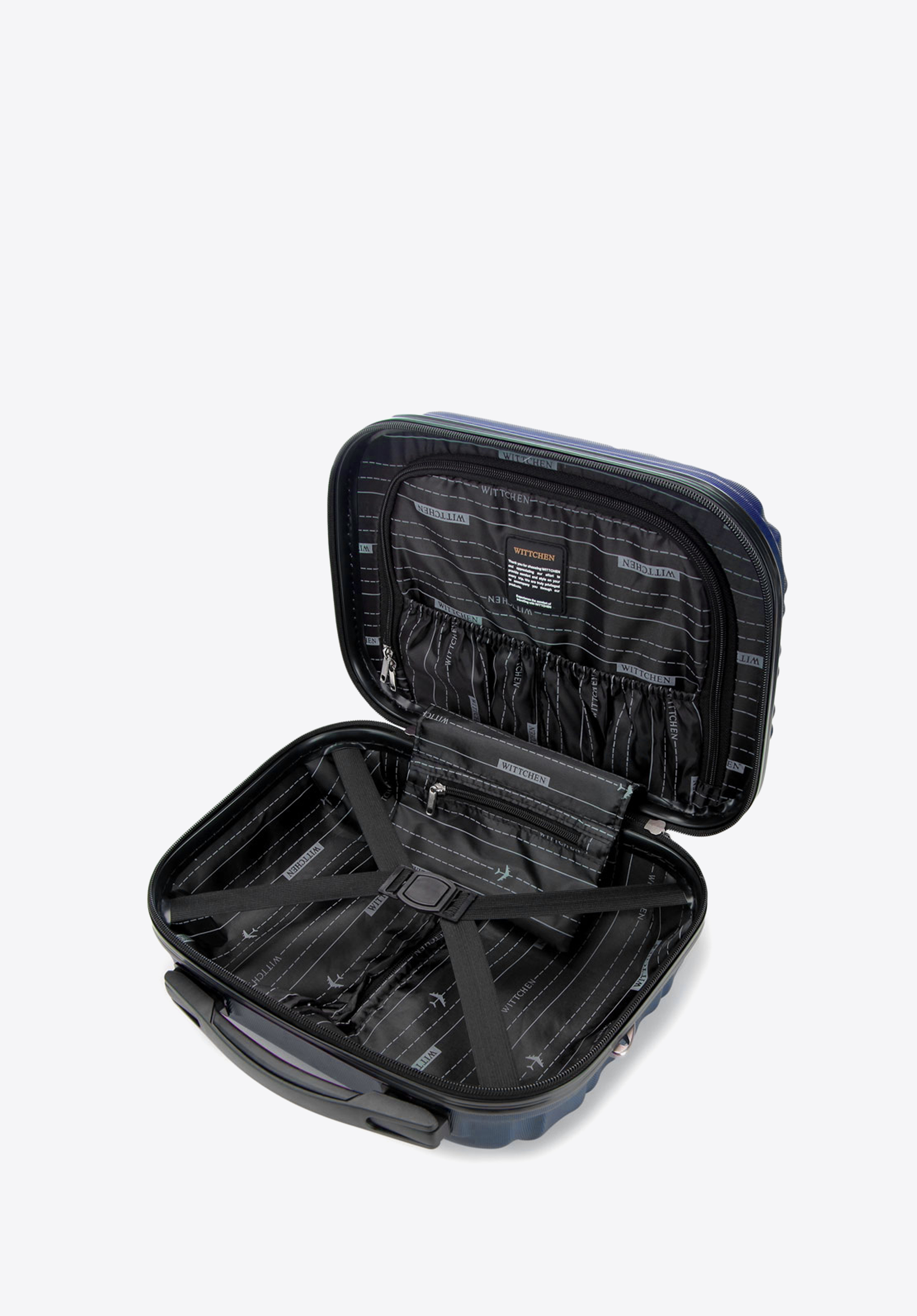 Kosmetyczka podróżna z ABS-u z żebrowaniem