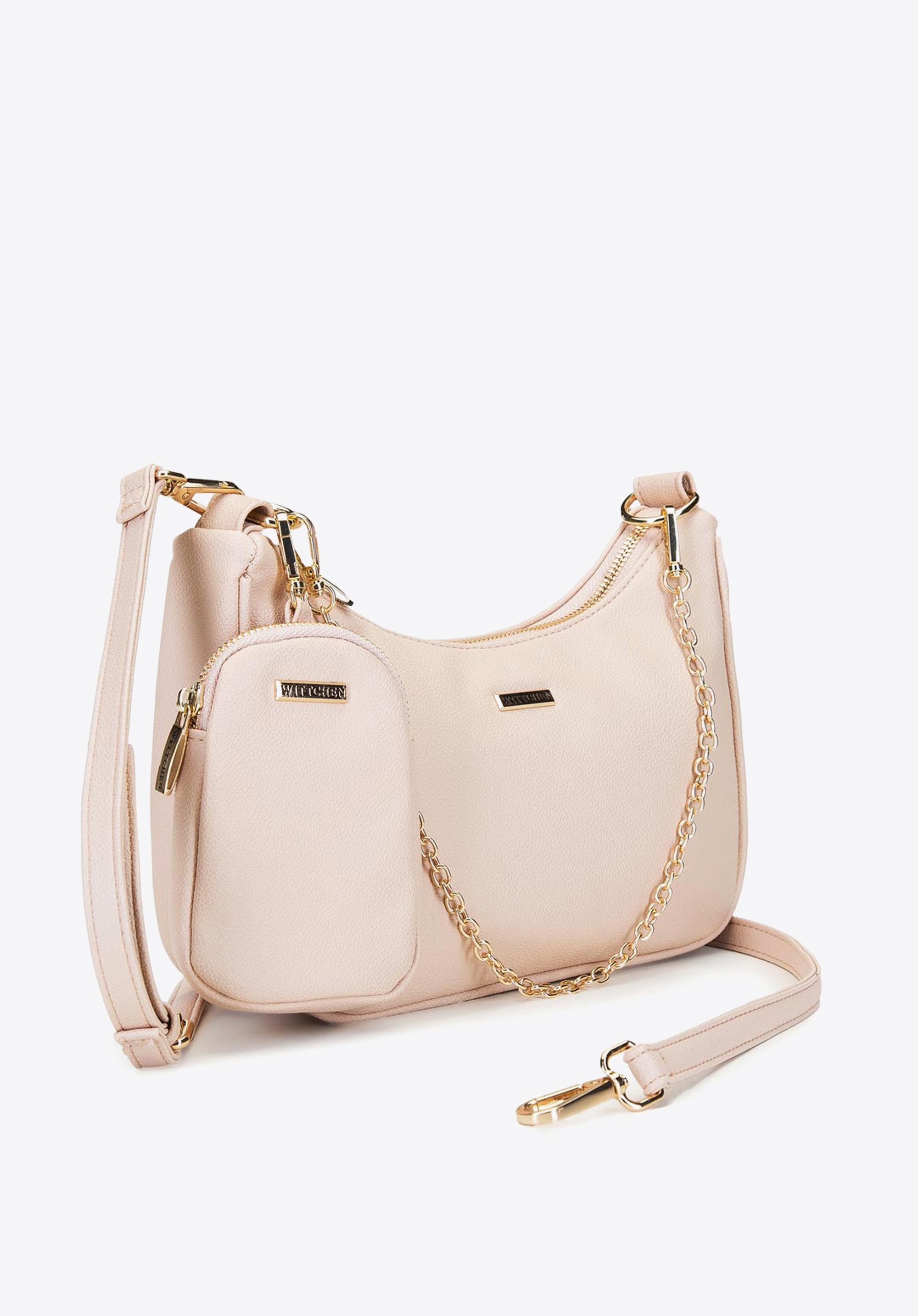 Torebka rogal z dopinaną saszetką