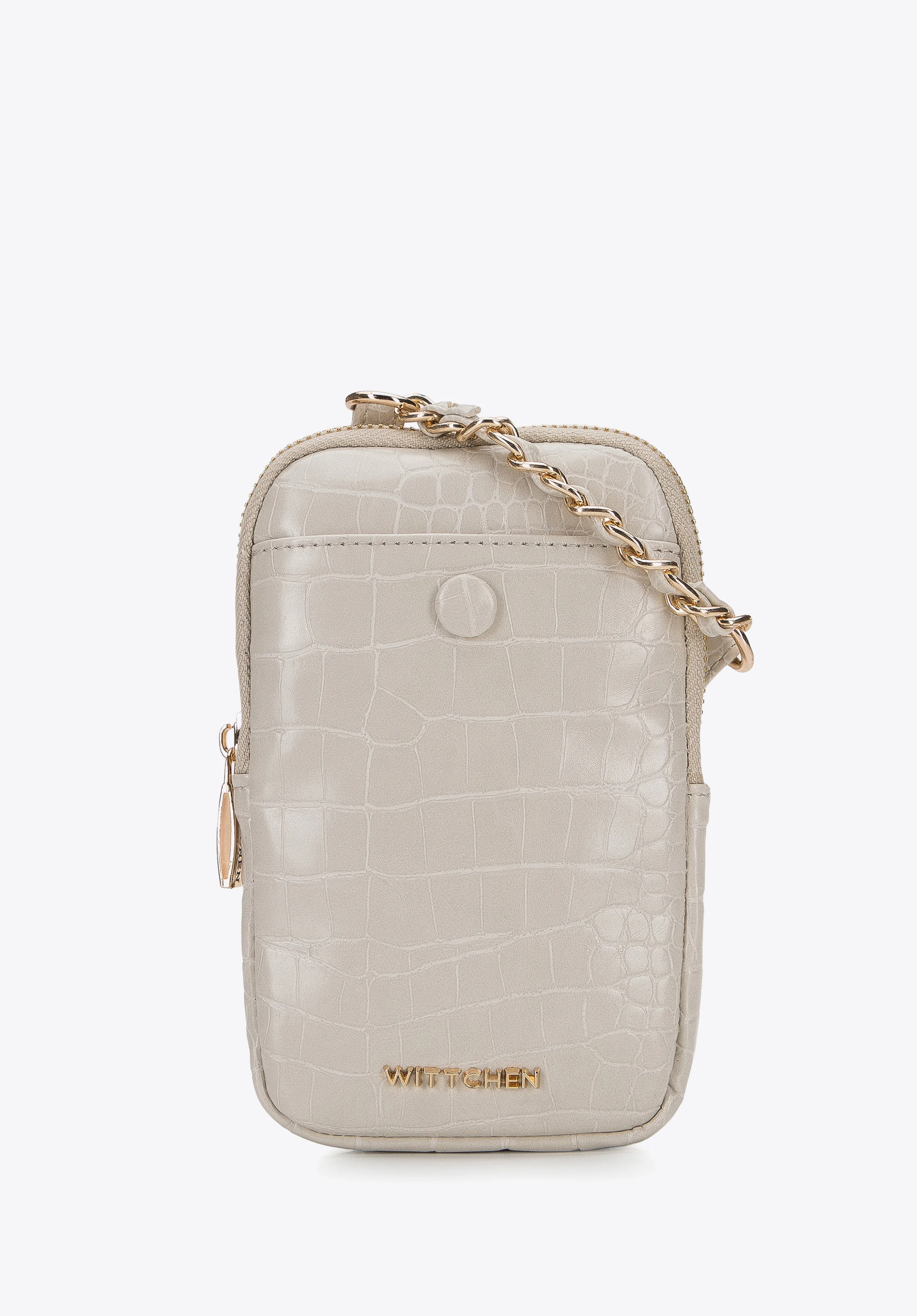 Minitorebka z ekoskóry na łańcuszku