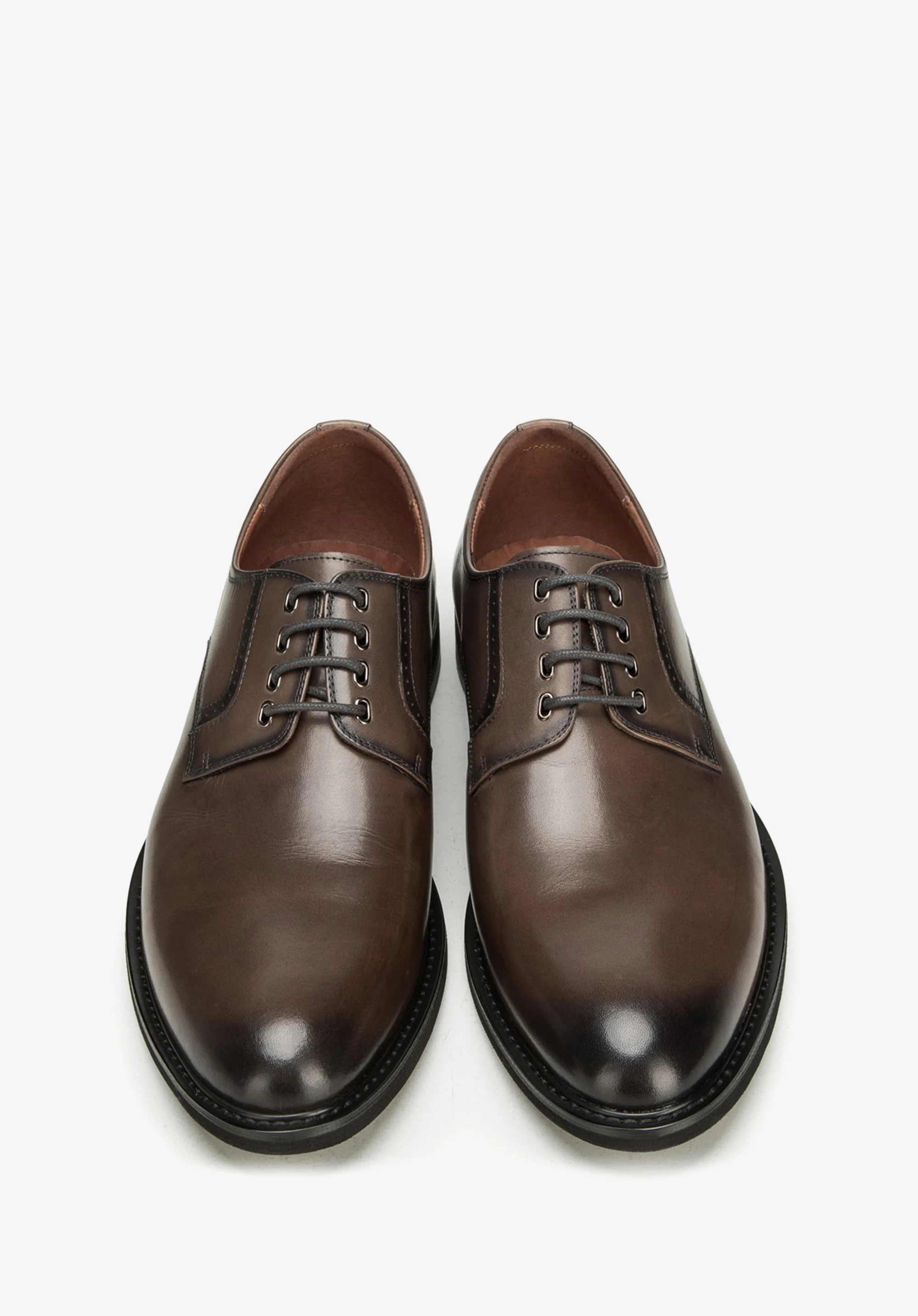 Męskie derby skórzane