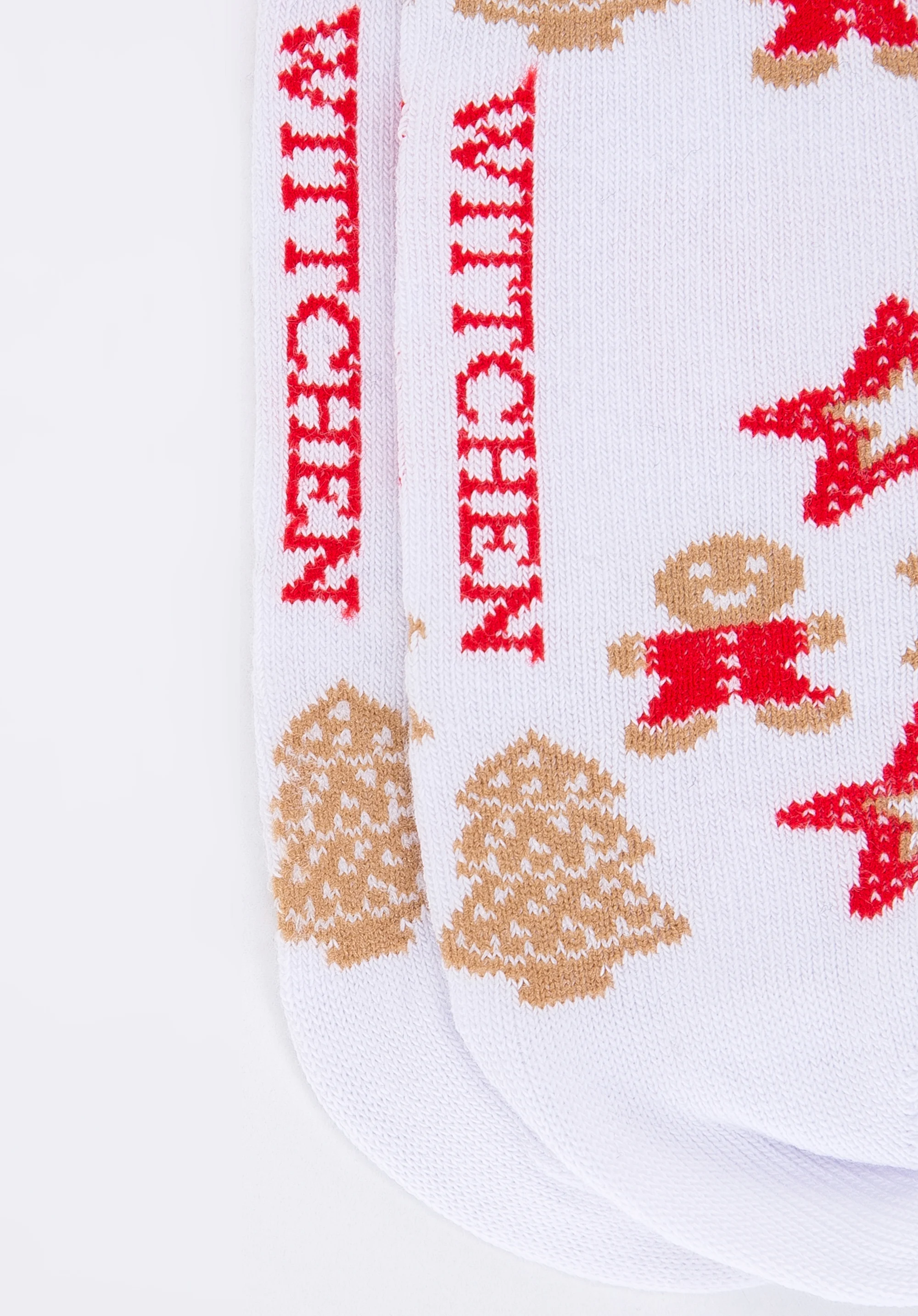 Damskie skarpetki w ozdoby choinkowe