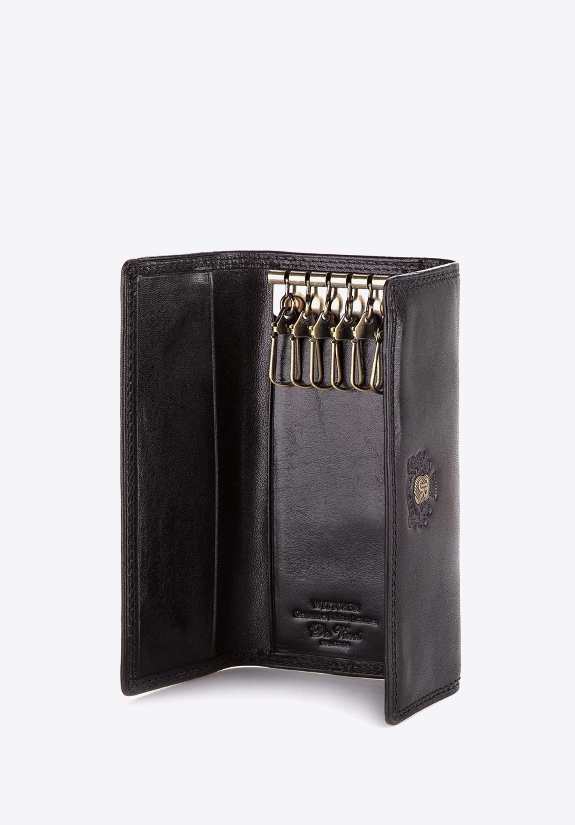 Etui na klucze skórzane z monogramem