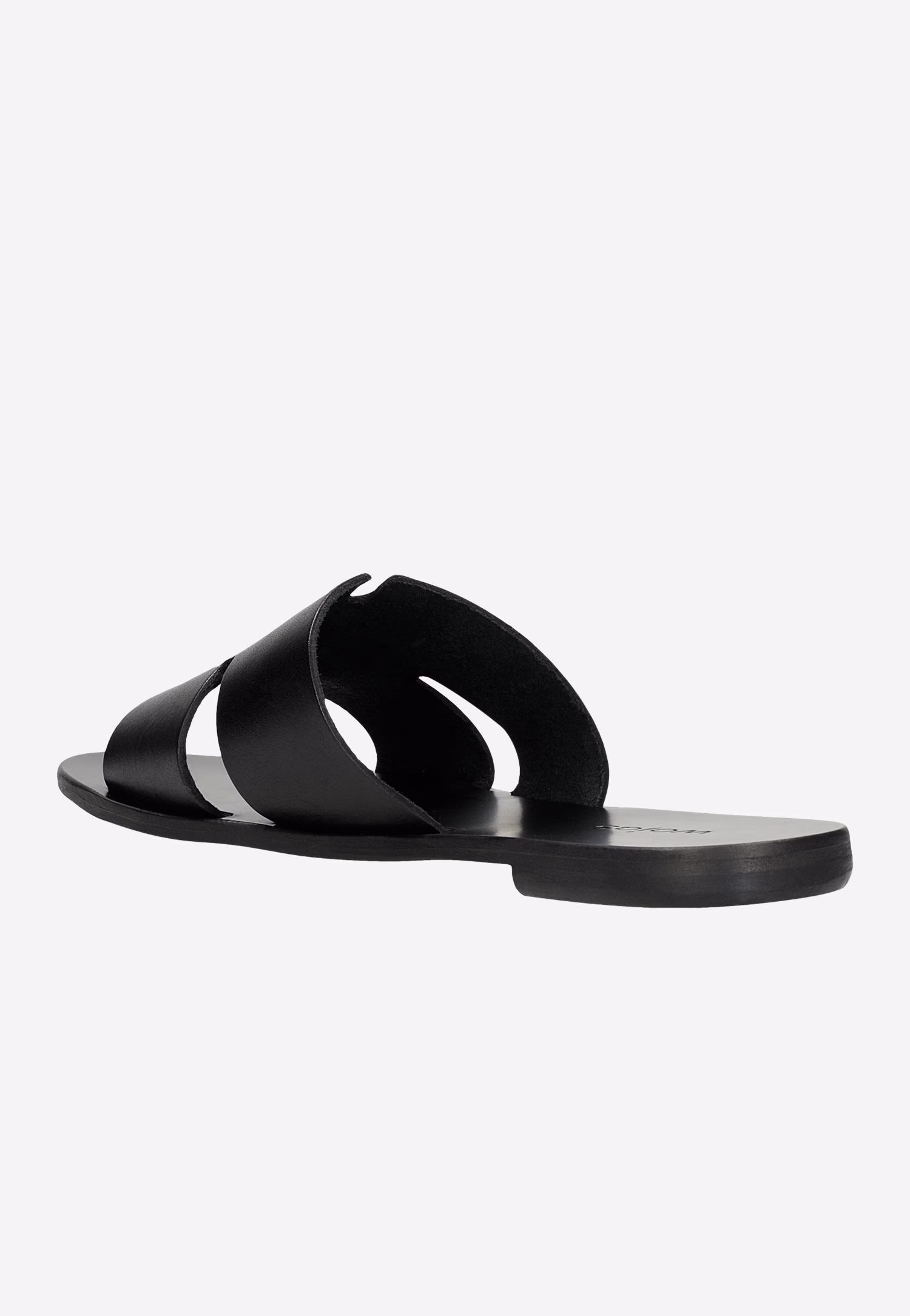 Złote klapki damskie na ciemnej płaskiej podeszwie