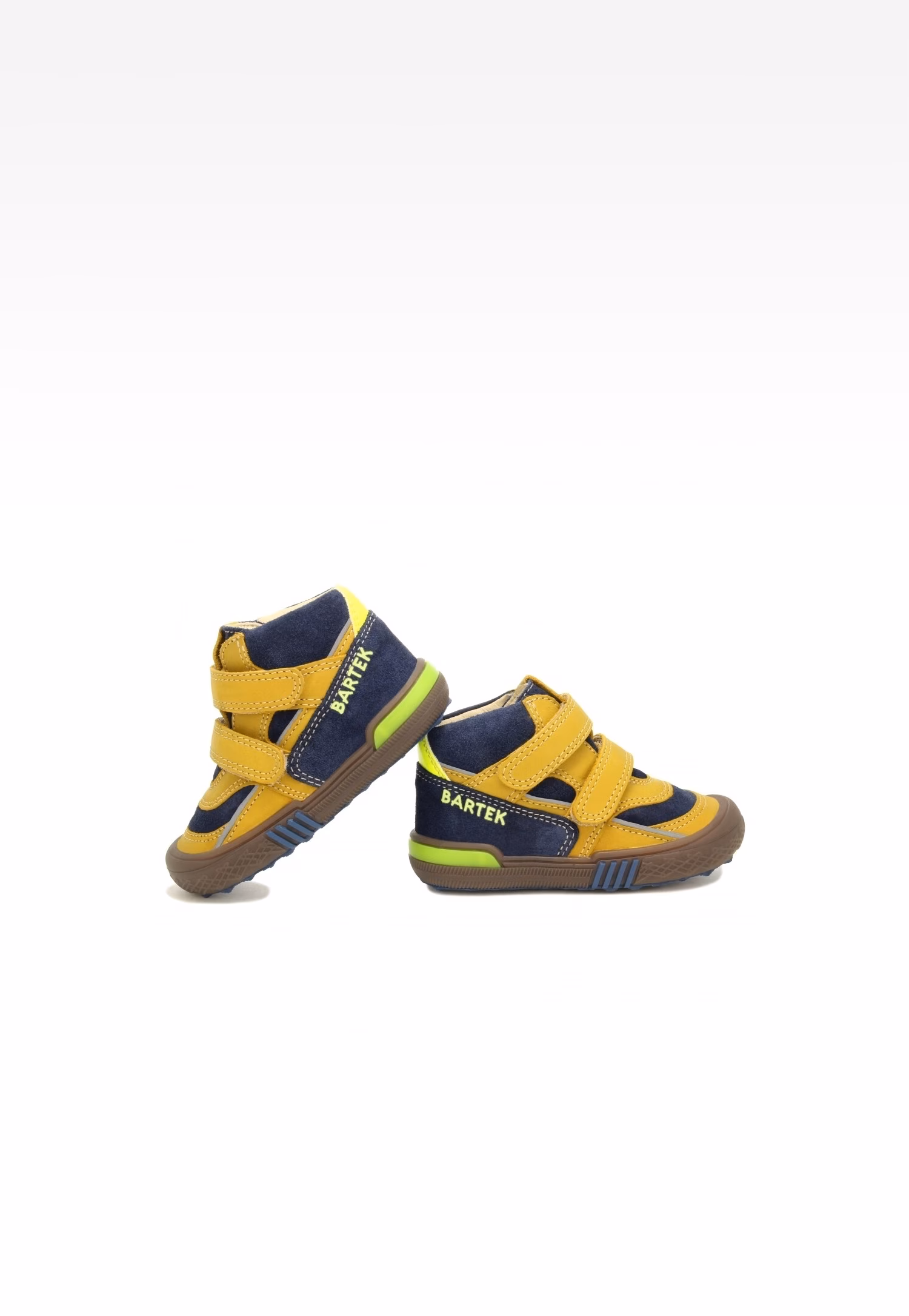 Sneakers BARTEK 91756-010, ocean-żółty