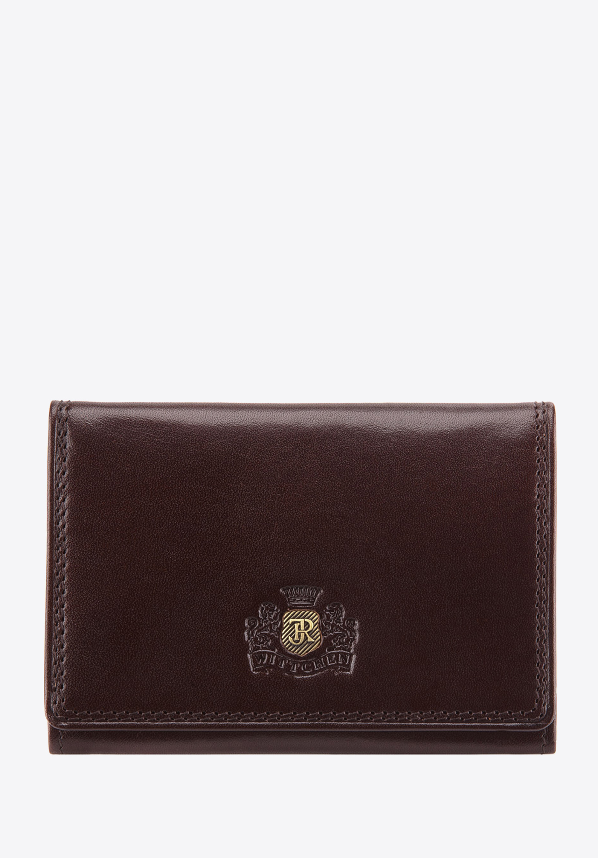 Etui na wizytówki skórzane z monogramem