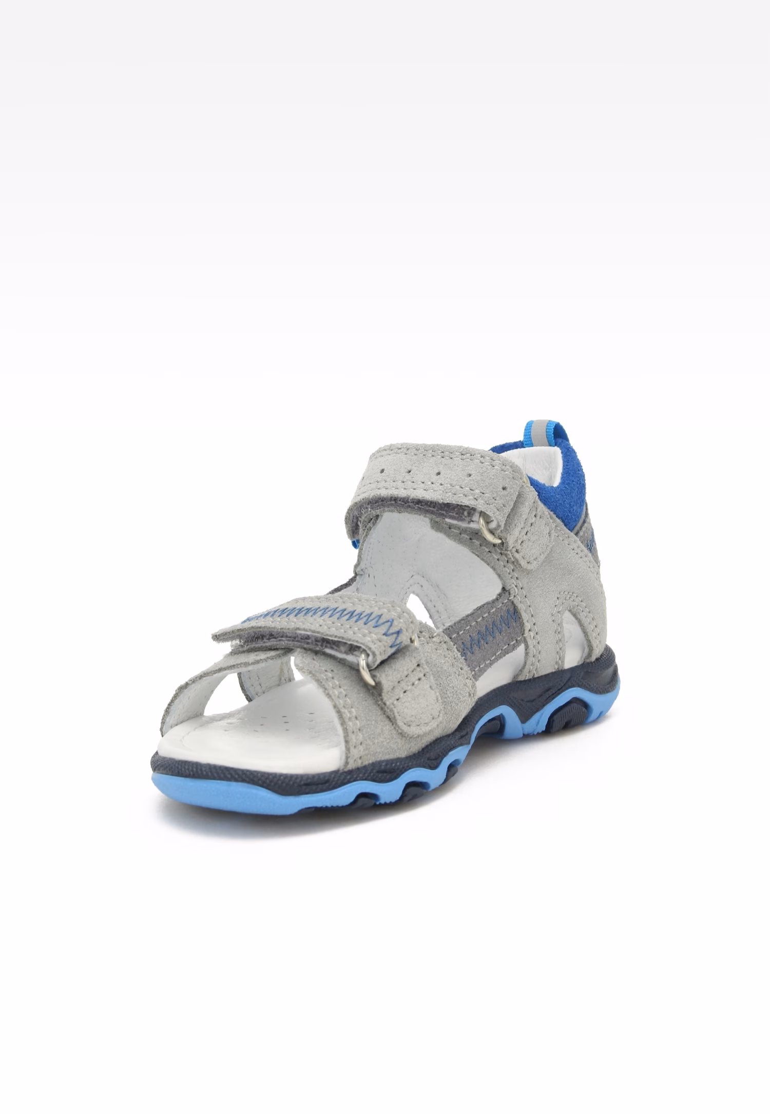 Sandały BARTEK 118240-28, dla chłopców, czarno-szaro-pomarańczowy