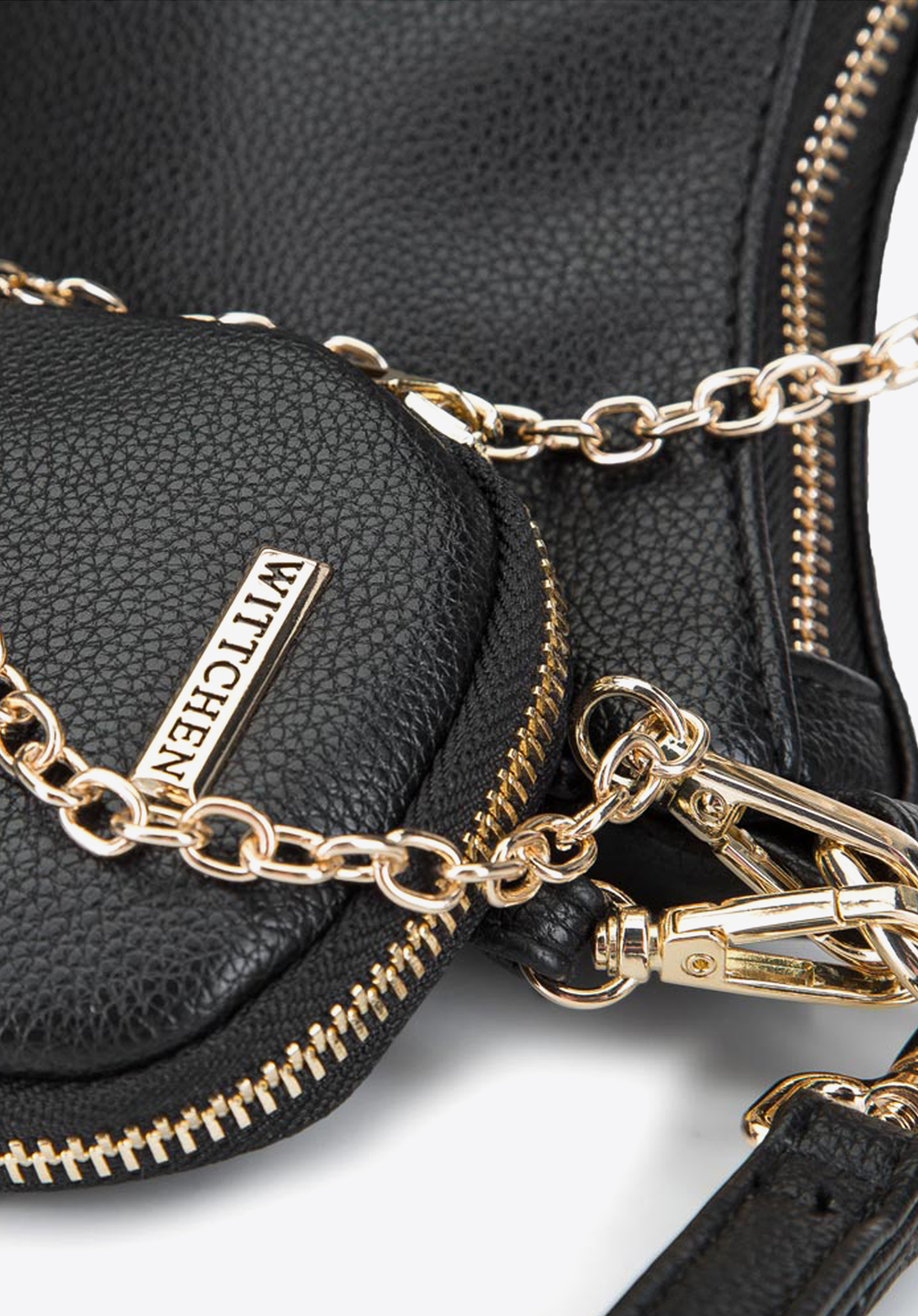 Torebka rogal z dopinaną saszetką