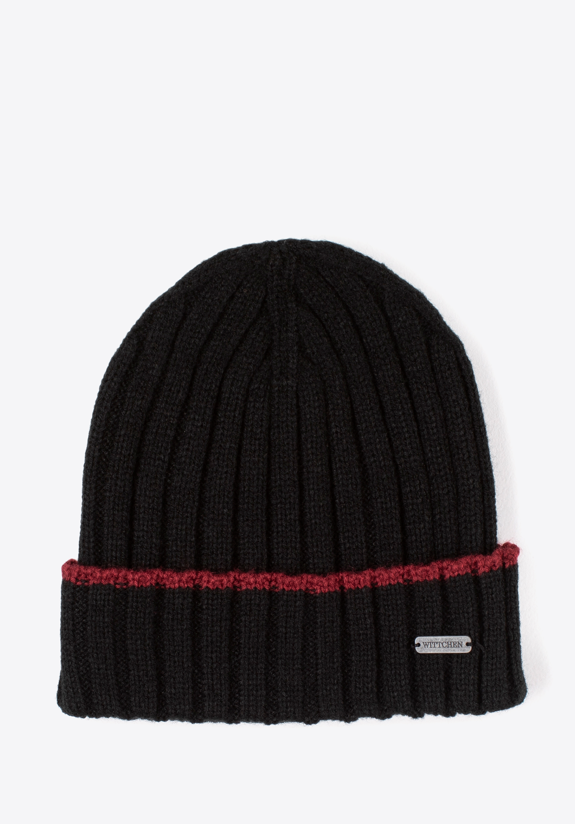 Męski komplet zimowy z kolorowym paskiem