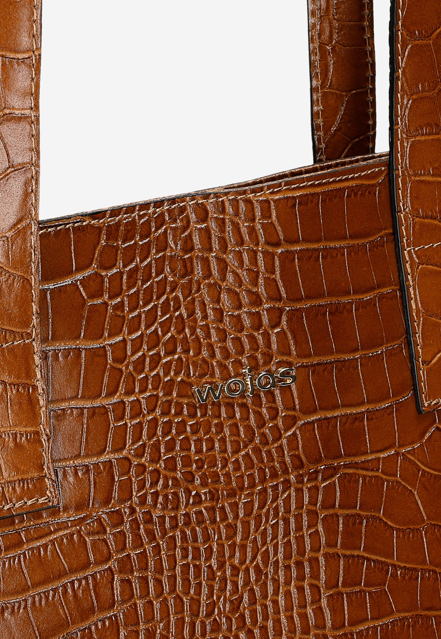 Torebka damska skórzana w kolorze ciemnobrązowym