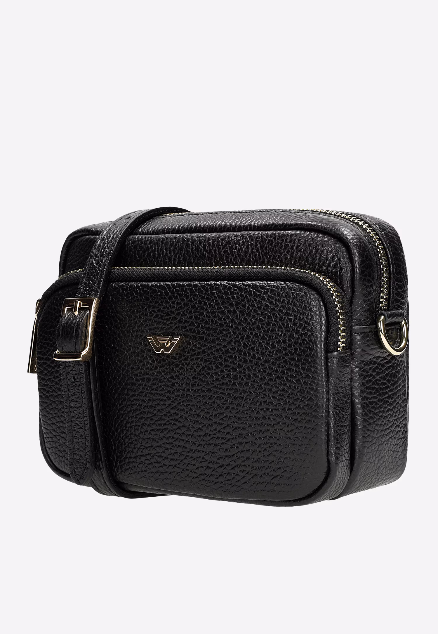 Mała złota torebka damska crossbody