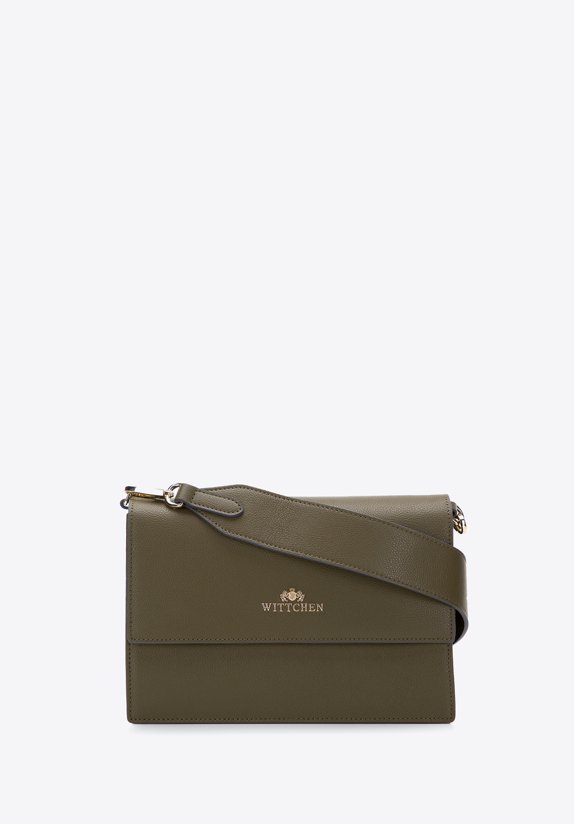 Damska torebka skórzana dwukomorowa klasyczna