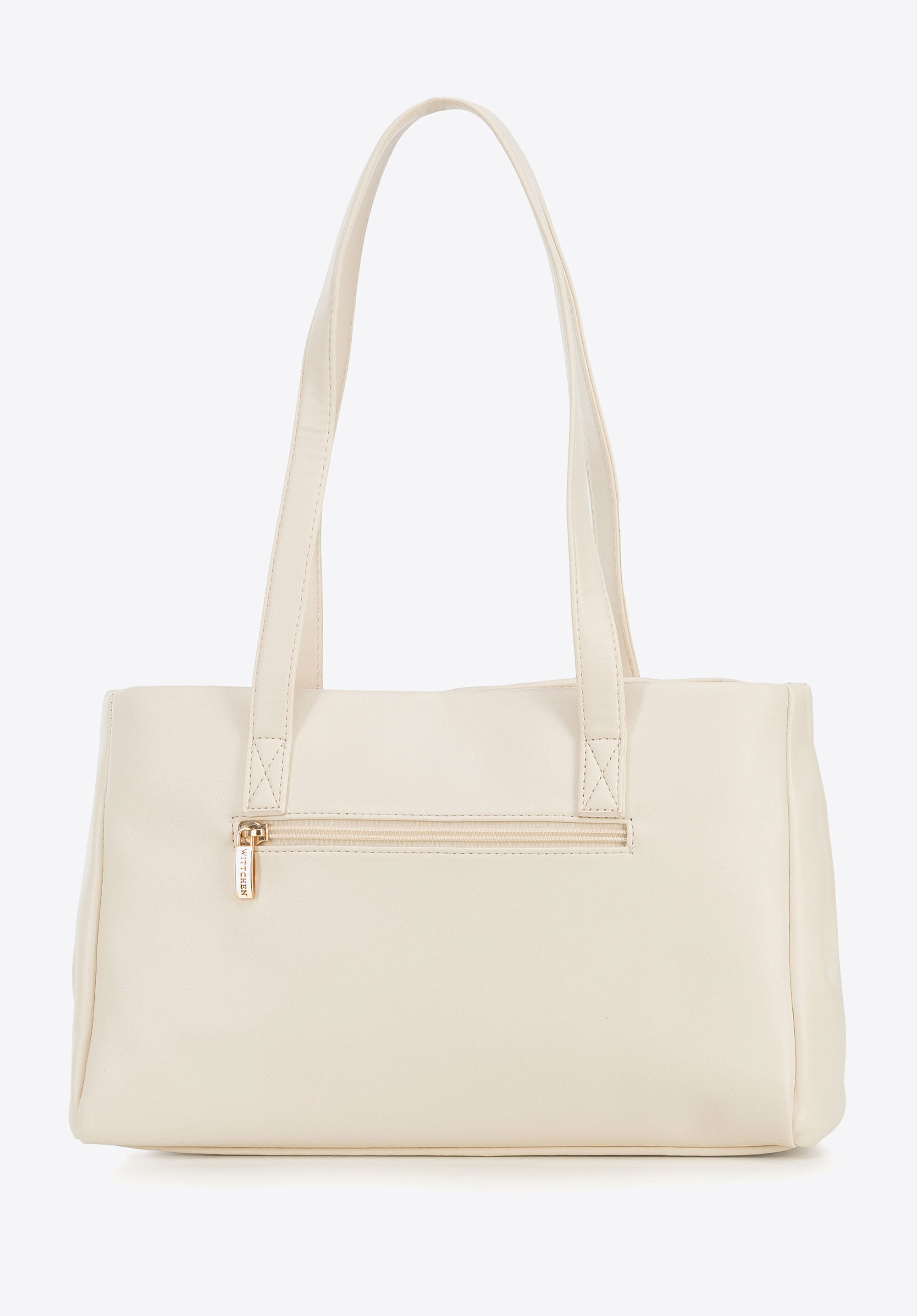 Torebka shopperka z pikowanej ekoskóry