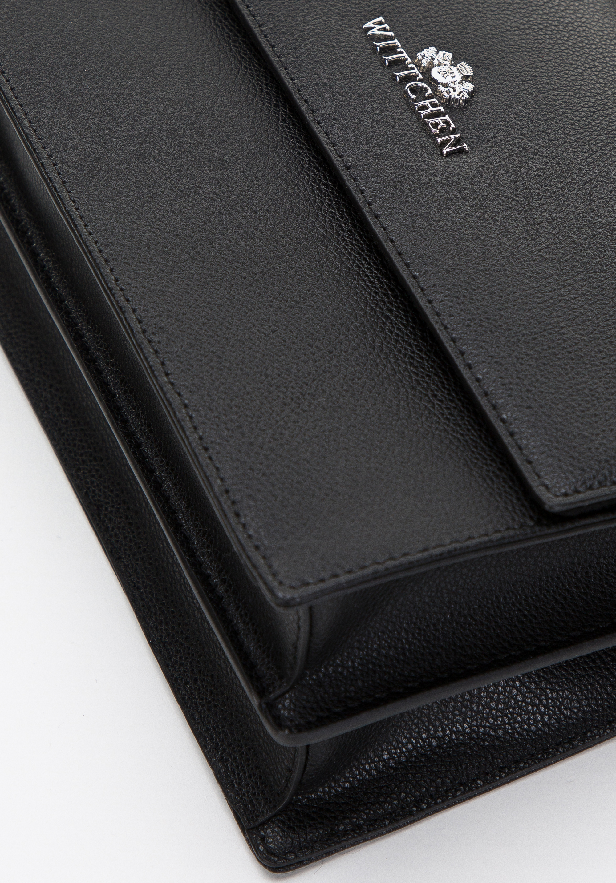 Damska torebka skórzana dwukomorowa klasyczna