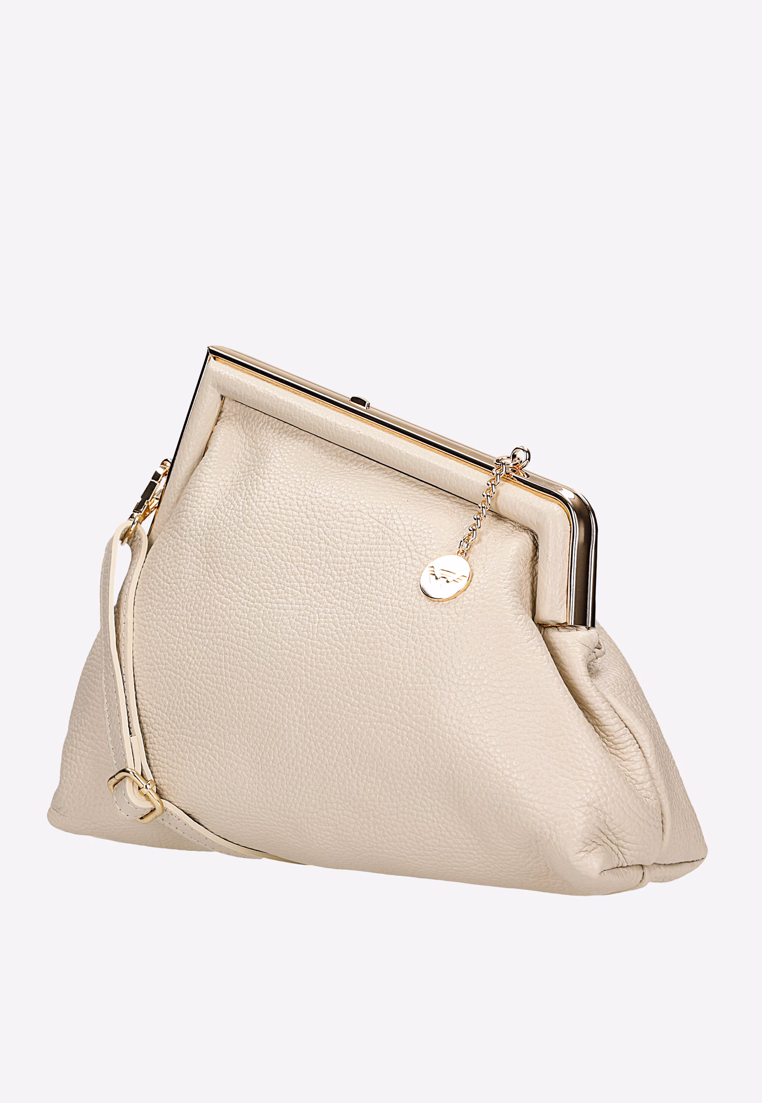 Skórzana torebka damska asymetryczna