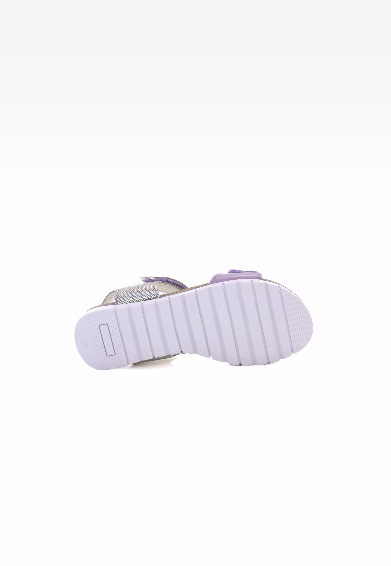 Sandały BARTEK W-56183/6JK, dla dziewcząt, czarno-szaro-fioletowy