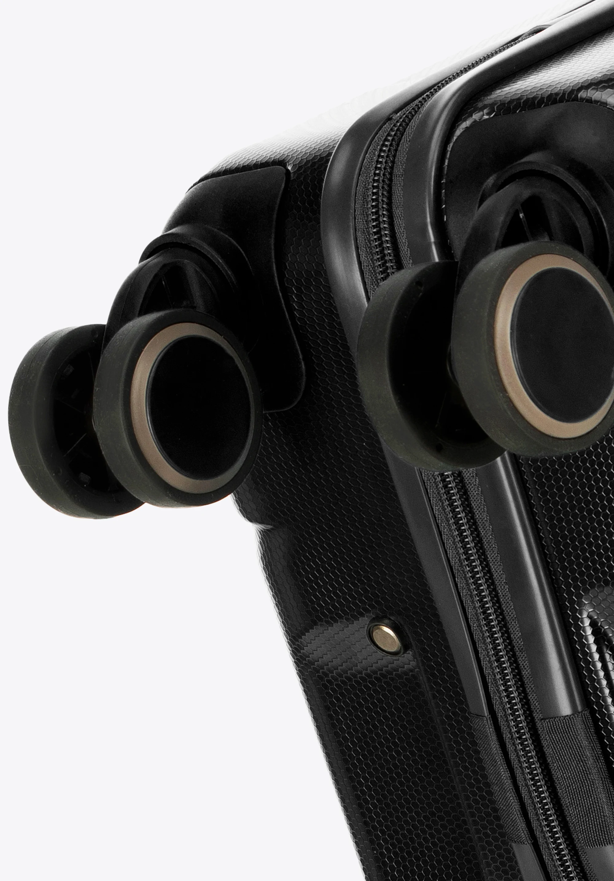 Walizka kabinowa z polikarbonu geometryczna