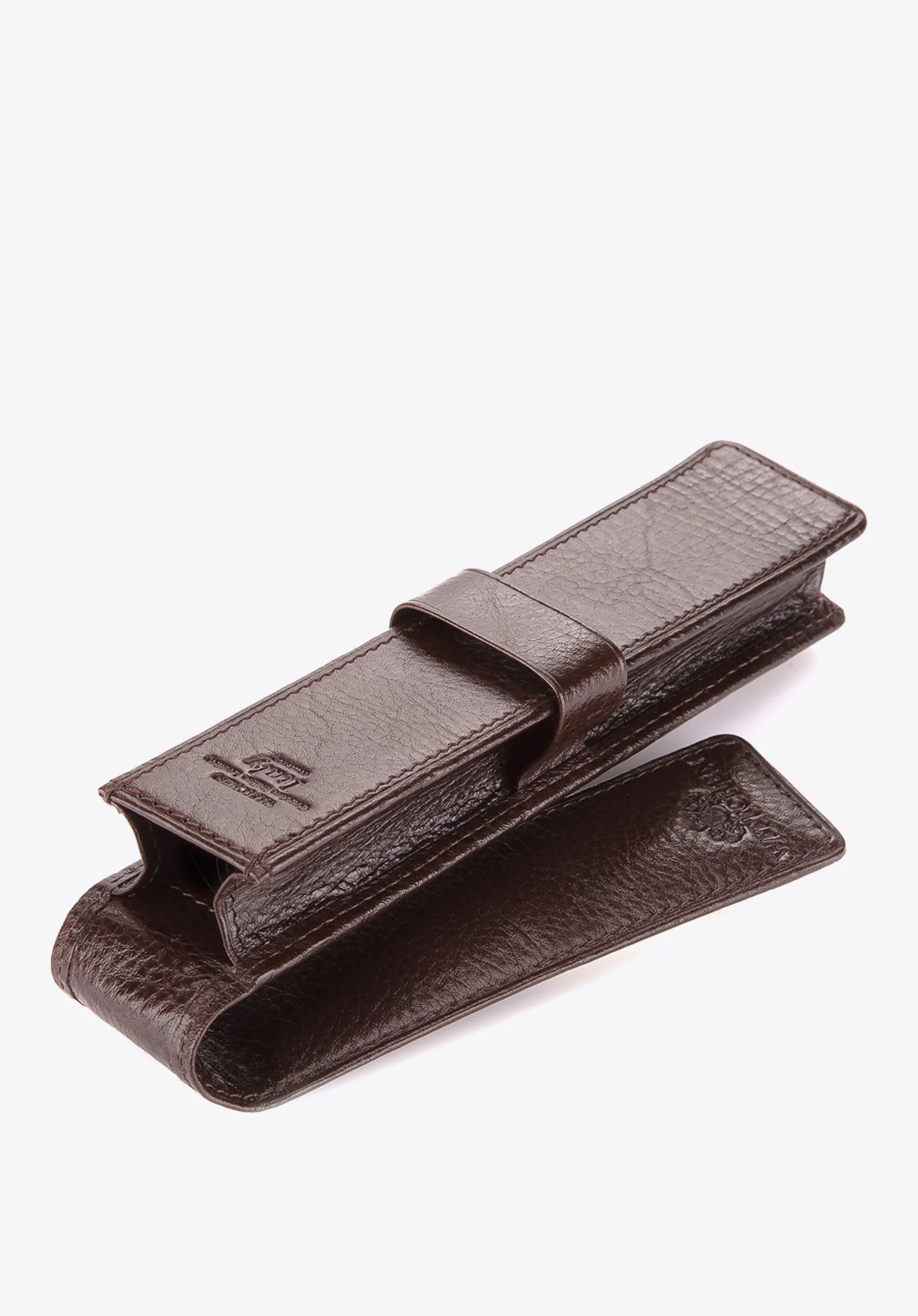 Etui na pióro skórzane proste