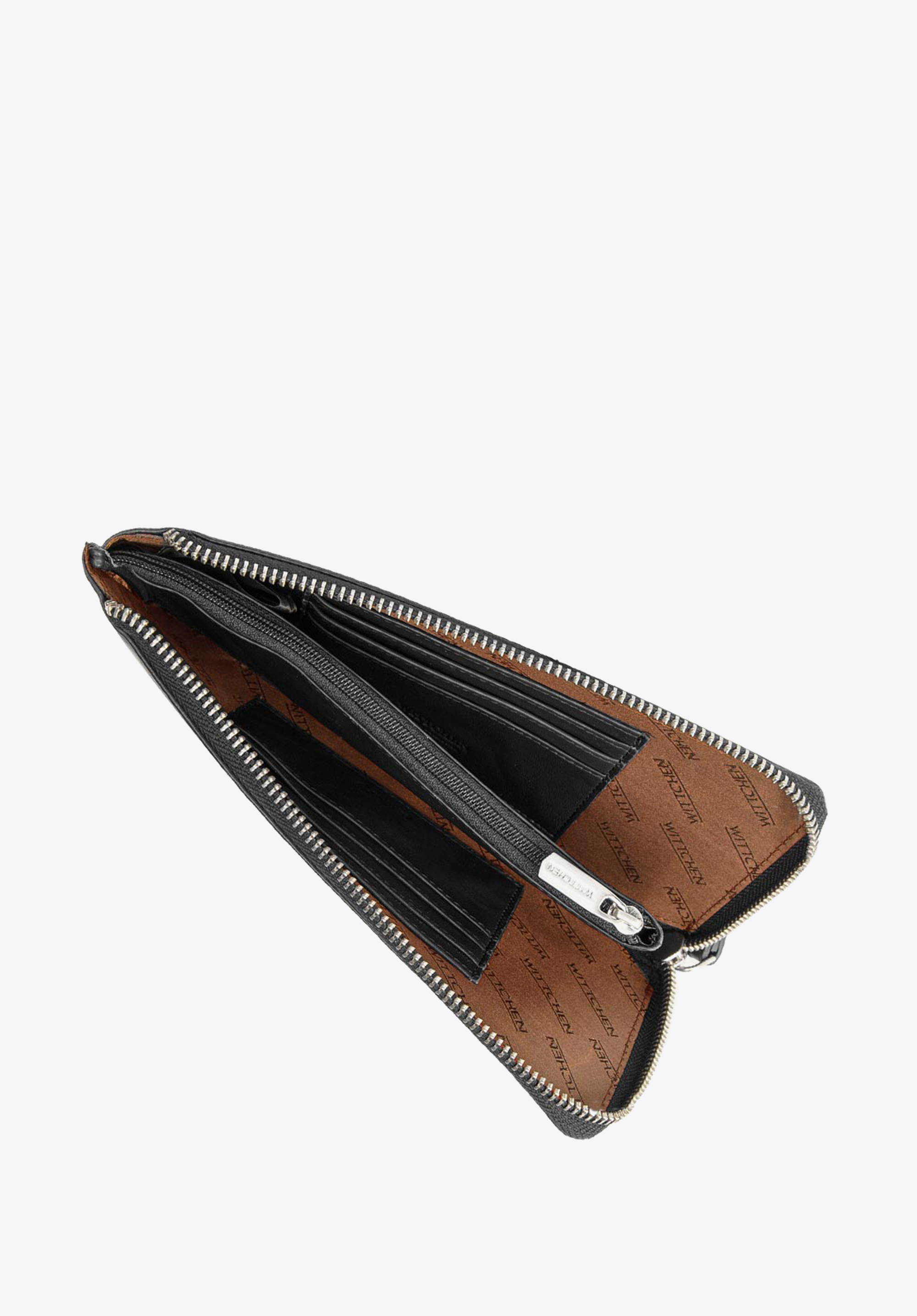 Damski portfel ze skóry duży z uchwytem