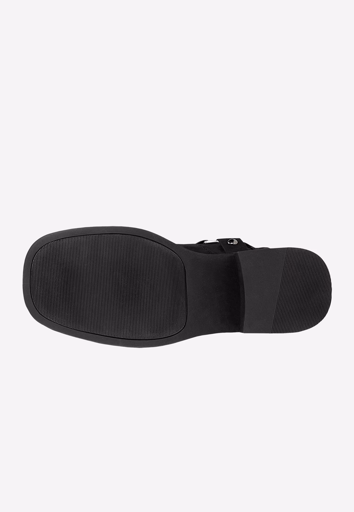 Czarne kozaki motocyklowe skórzane