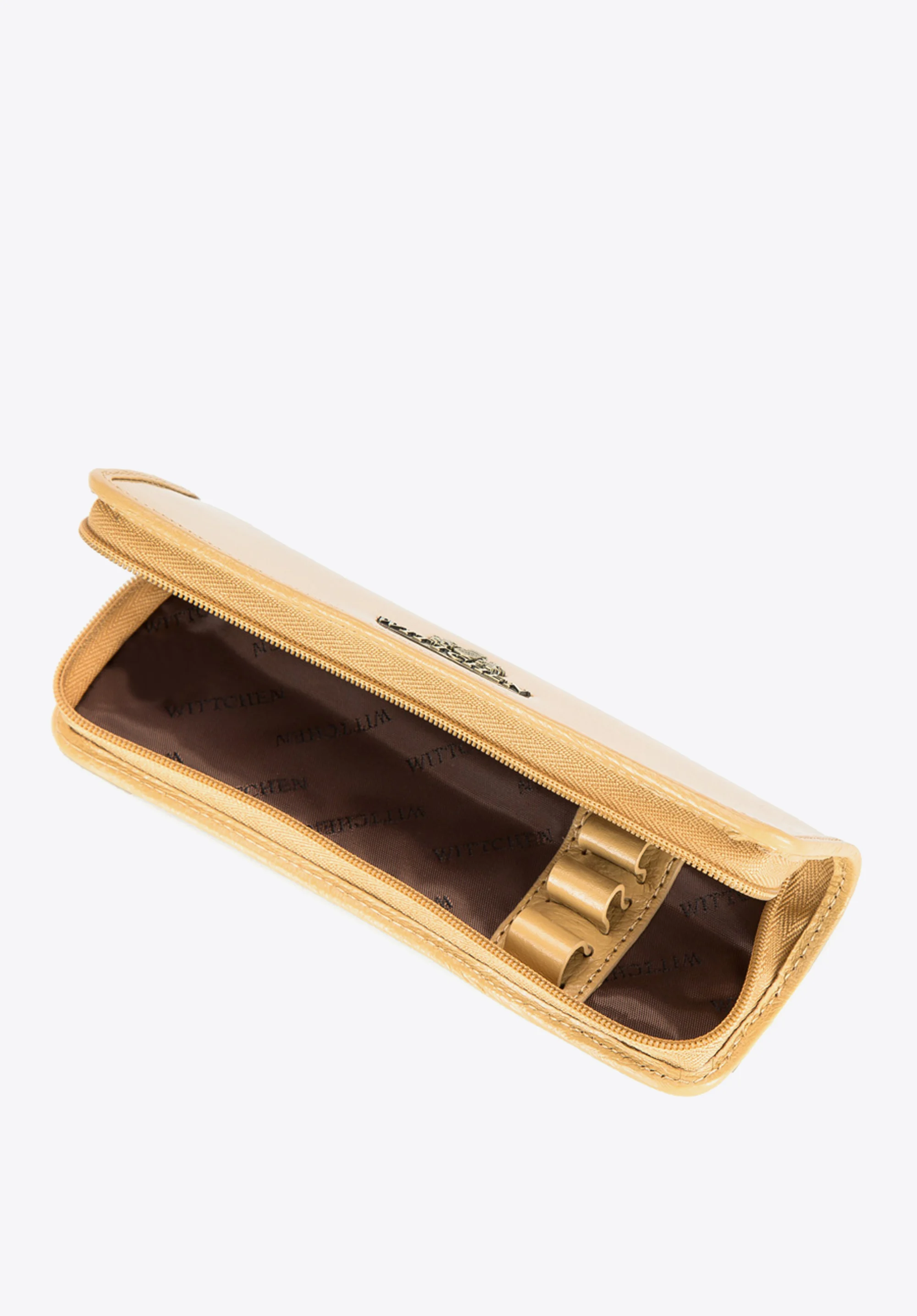 Etui na długopisy ze skóry lakierowanej