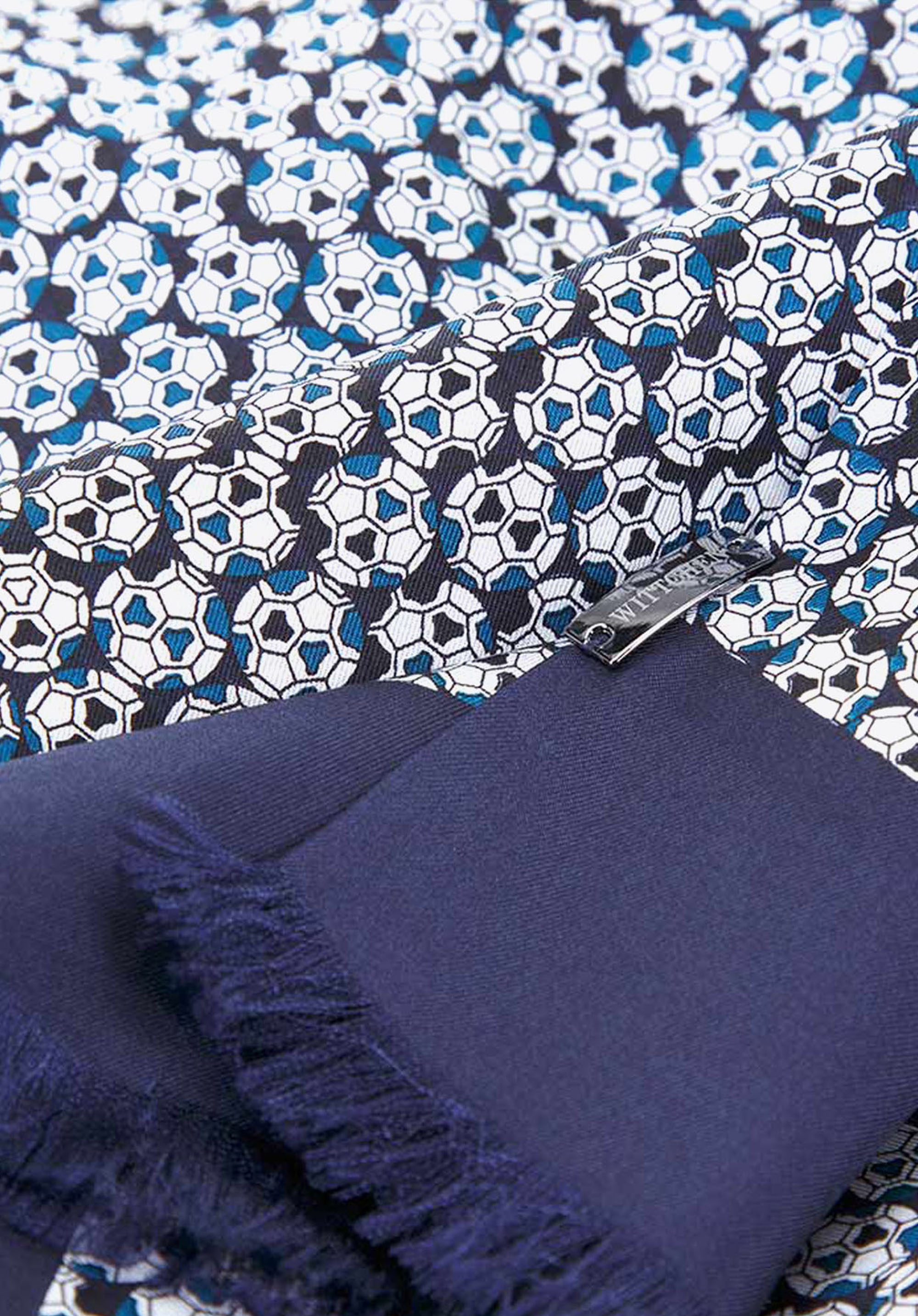 Męski szal z jedwabiu