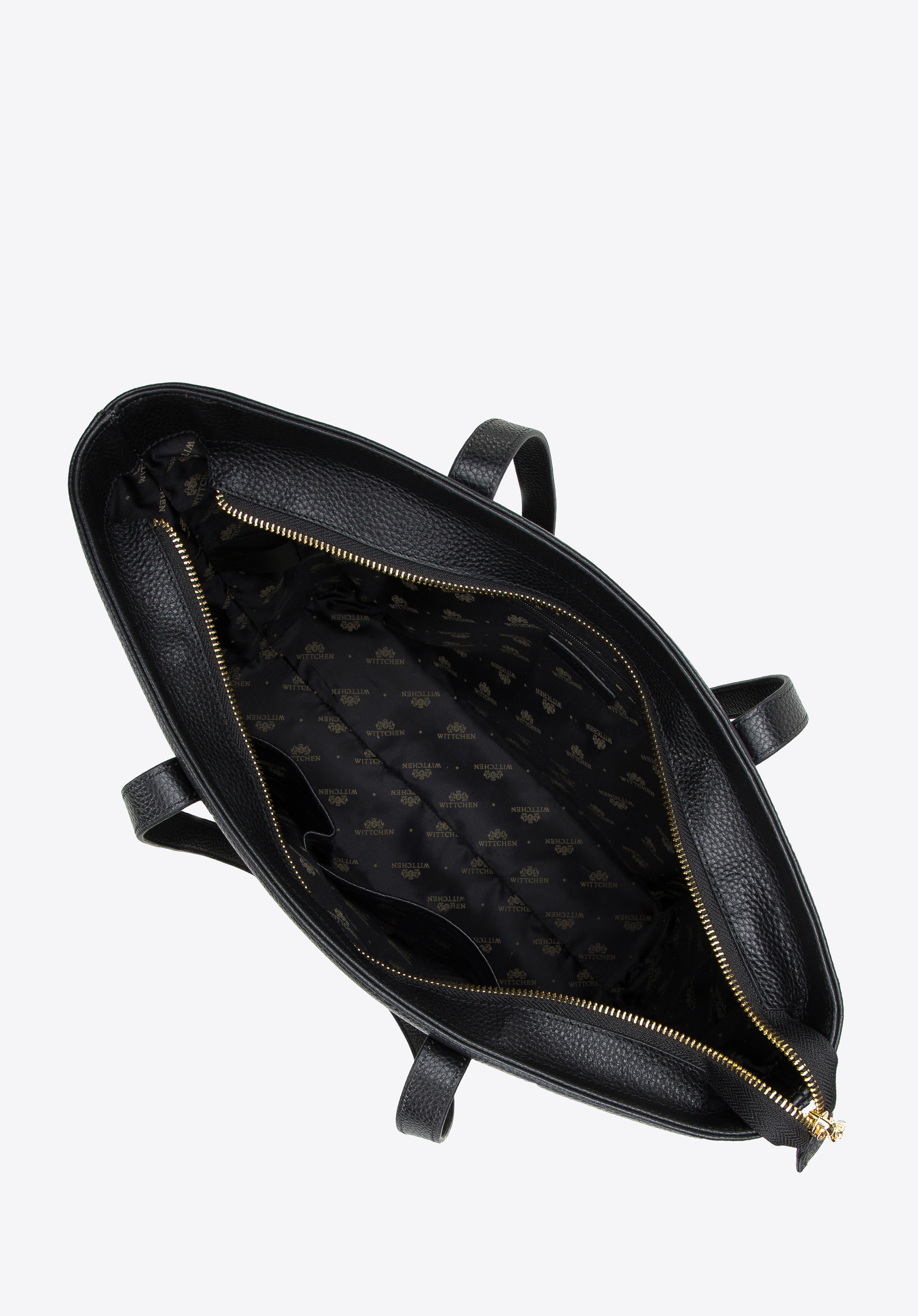 Torebka shopperka skórzana prosta