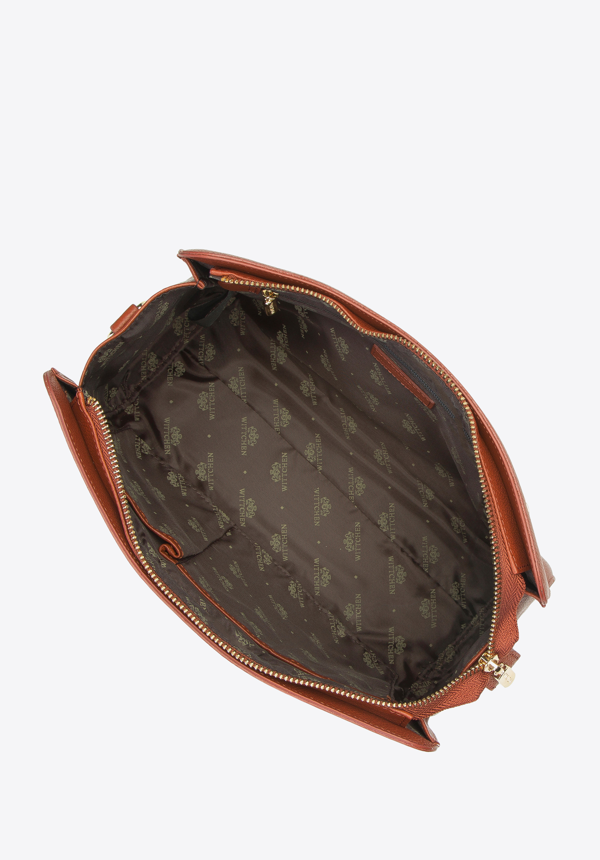 Damska listonoszka ze skóry croco