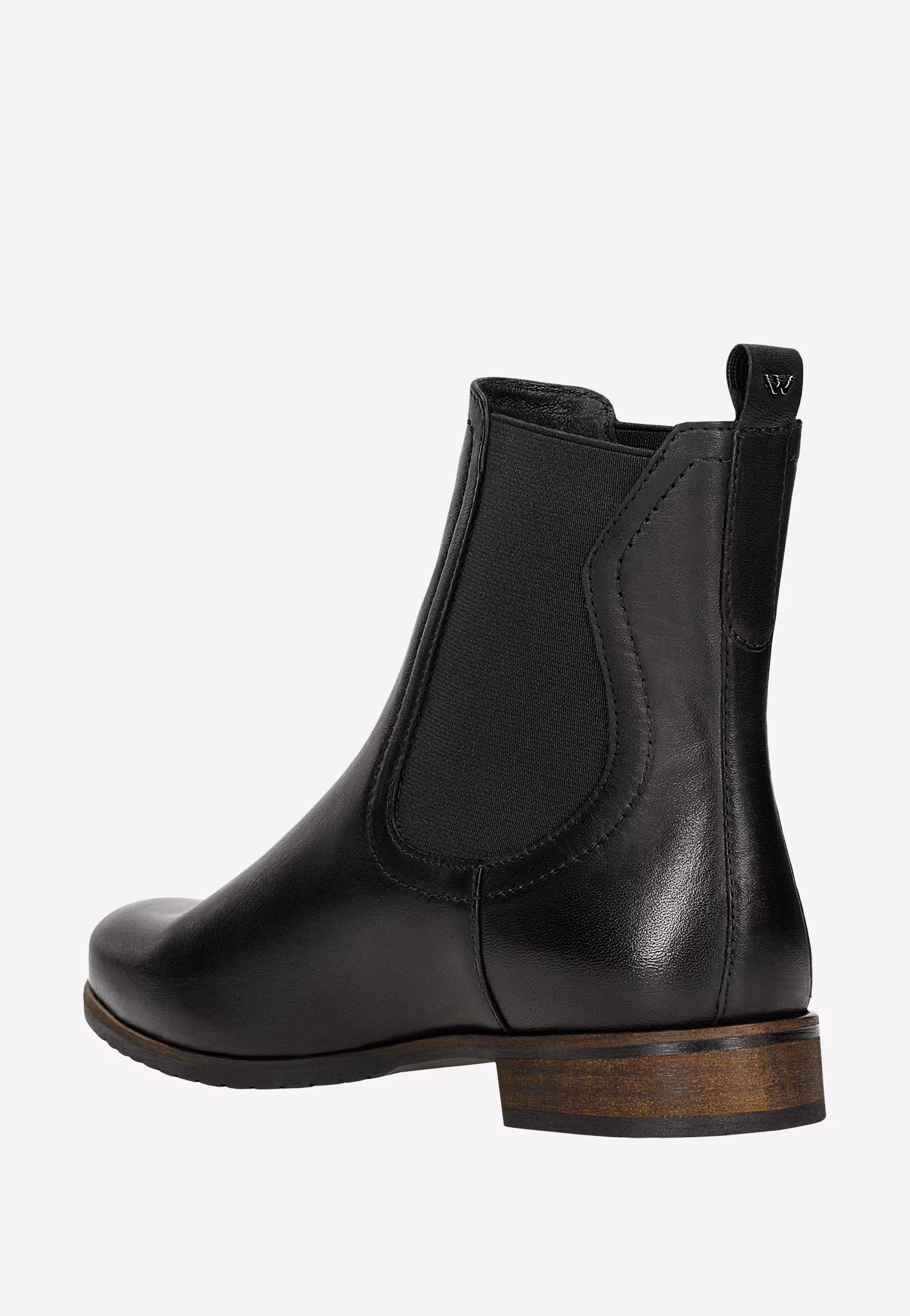 Wysokie skórzane sztyblety damskie w brązowym kolorze