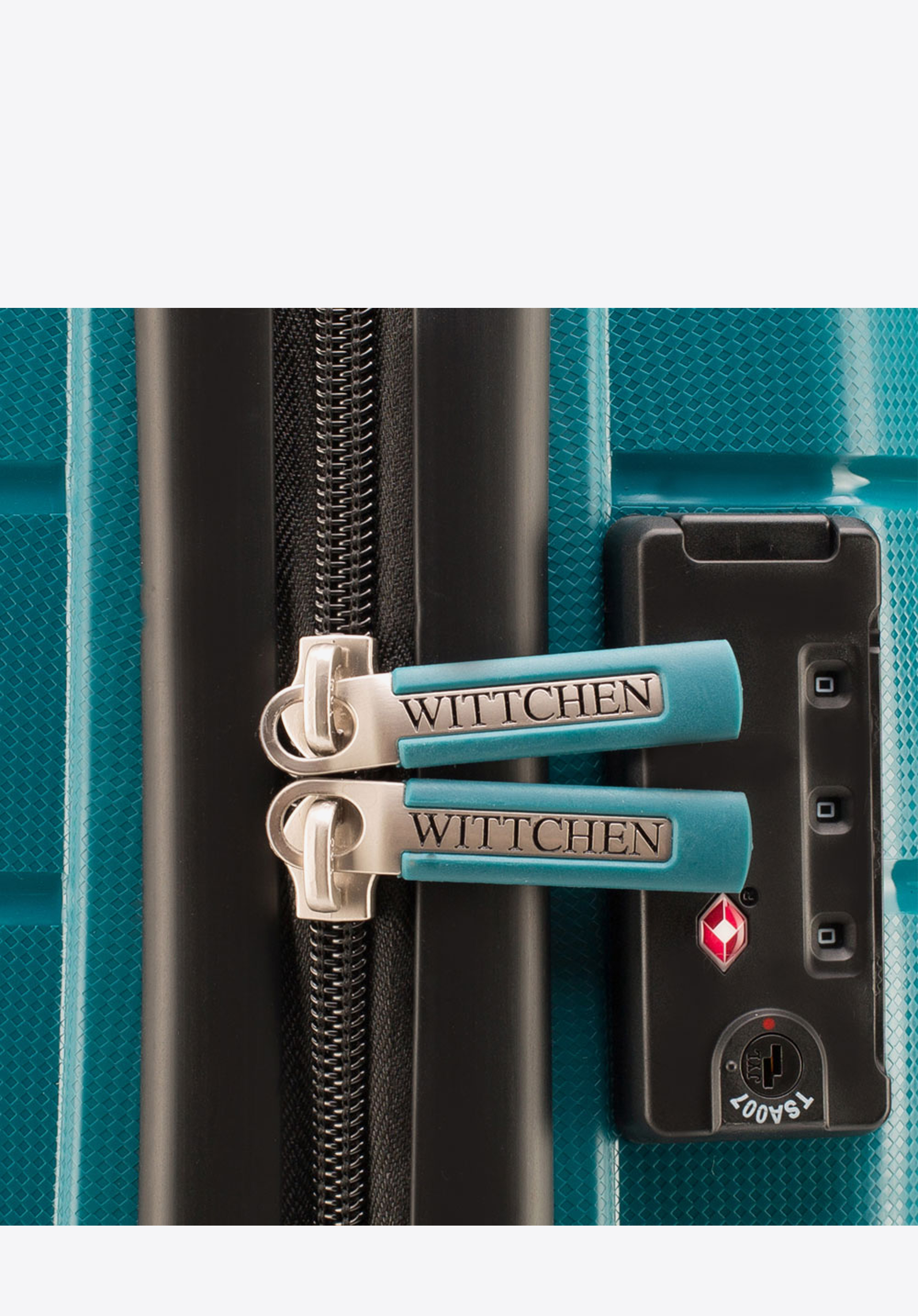 Walizka kabinowa z polipropylenu żłobiona