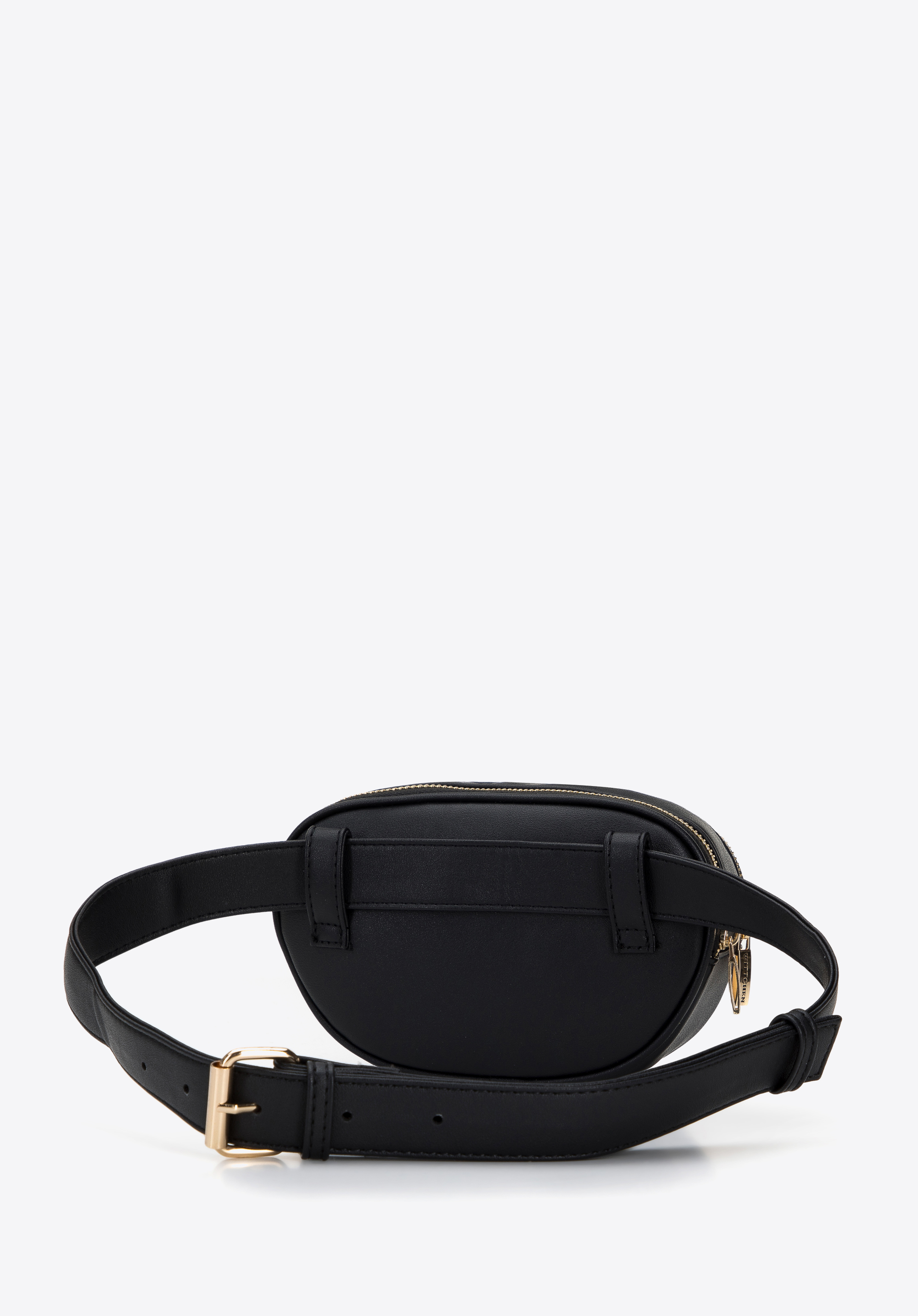 Damska torebka nerka z pikowanej ekoskóry dwukomorowa