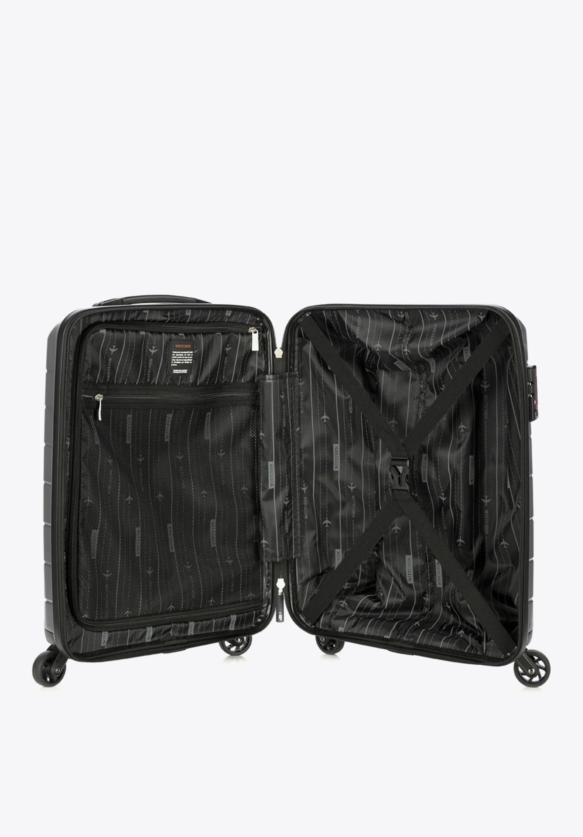 Walizka kabinowa z polipropylenu żłobiona